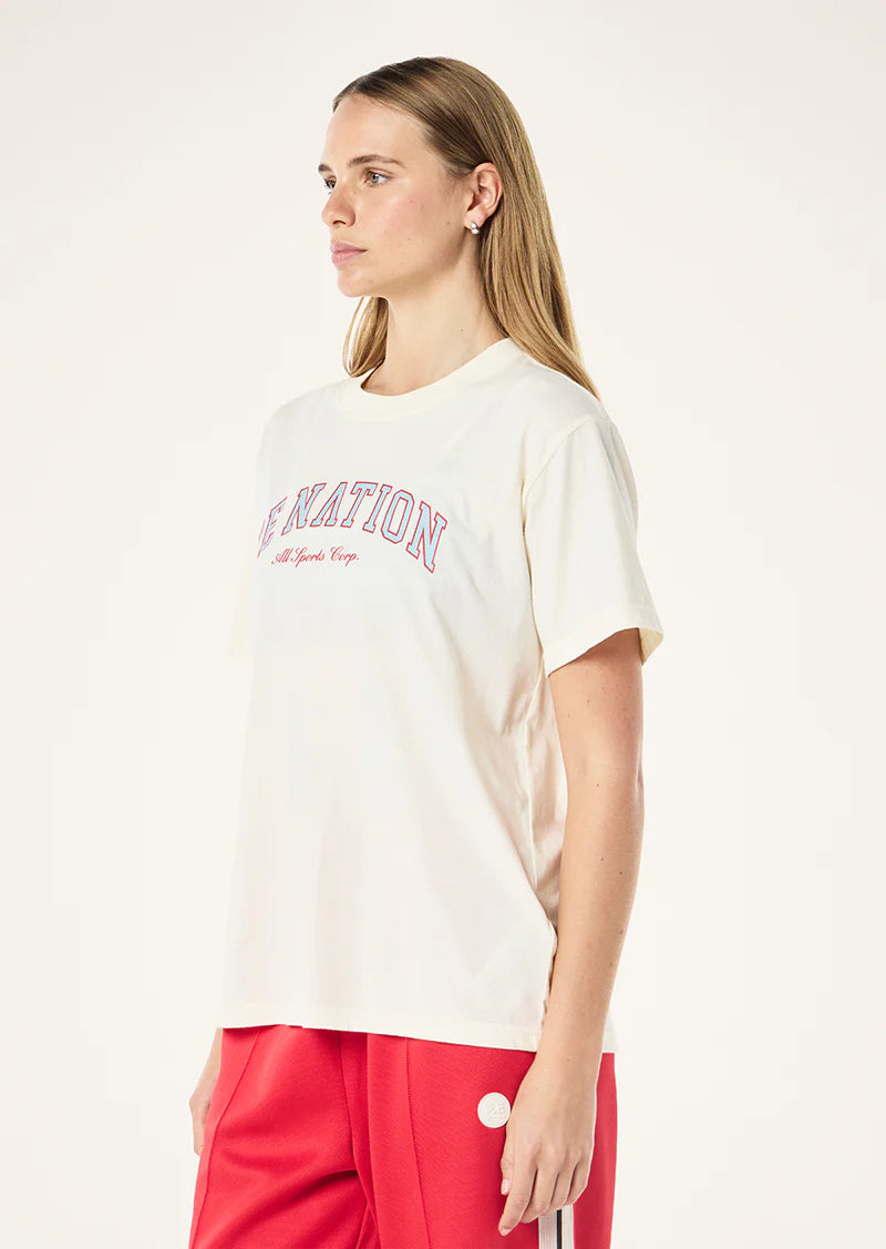Heritage tee, whisper white