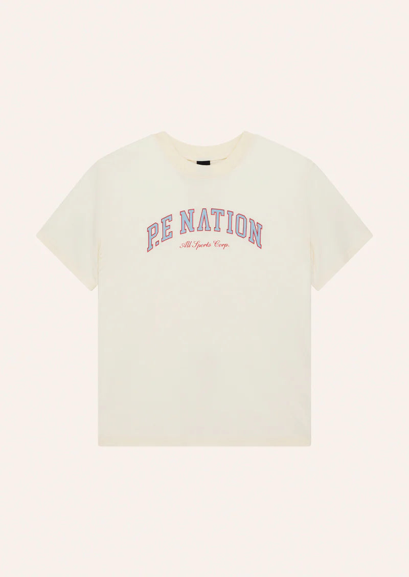 Heritage tee, whisper white