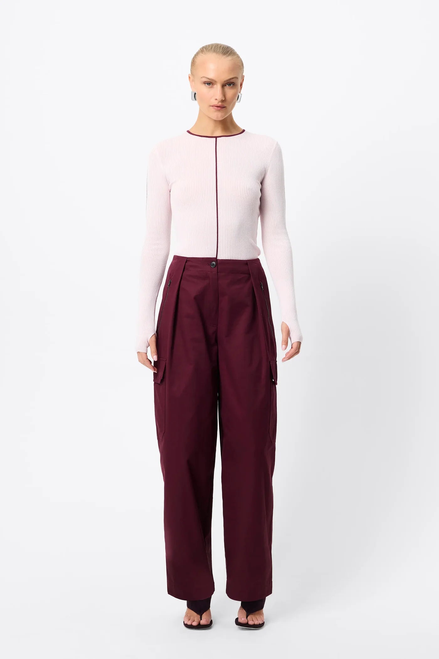 Hamilton pant, burgandy