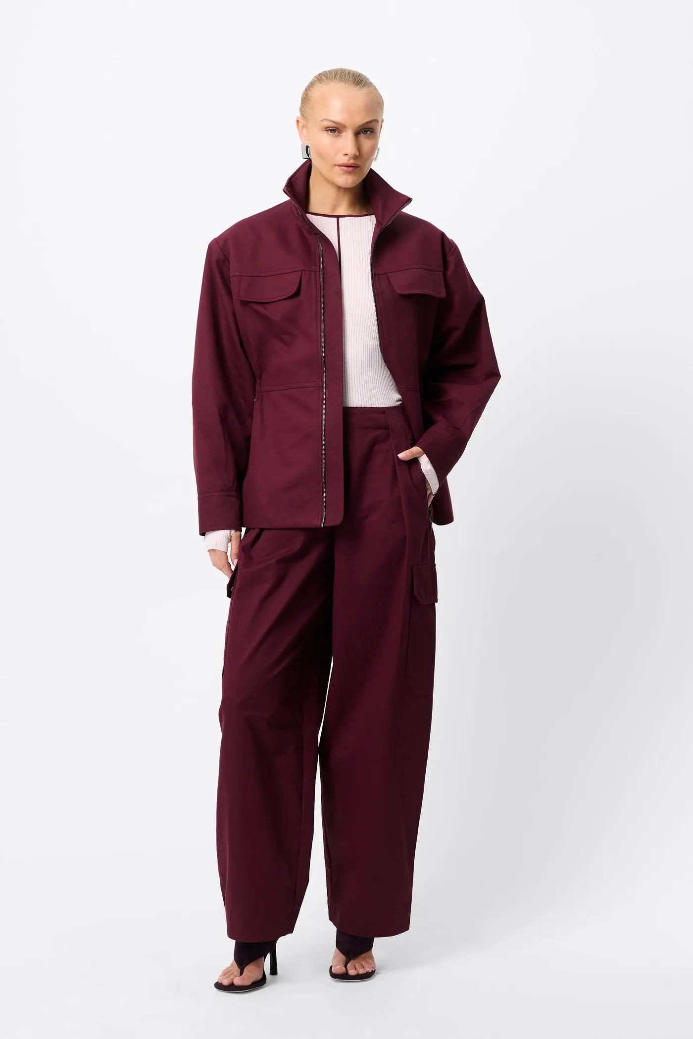 Hamilton pant, burgandy