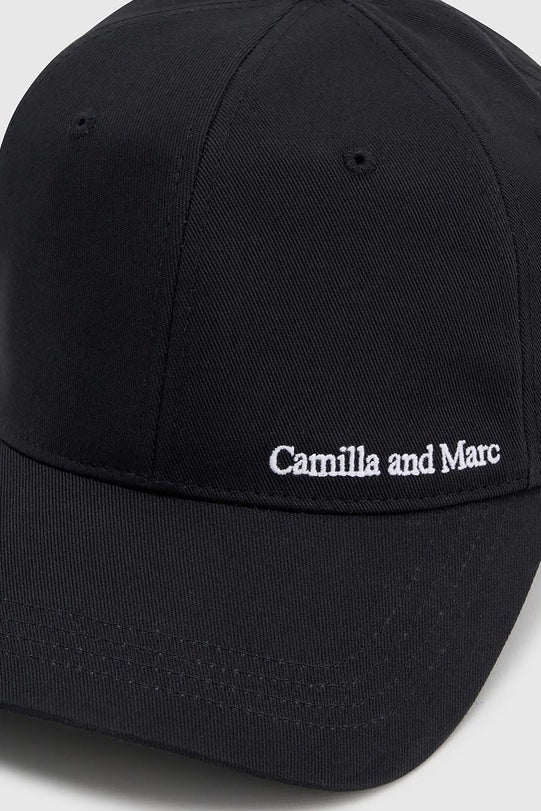 Thome embroidered cap,  black