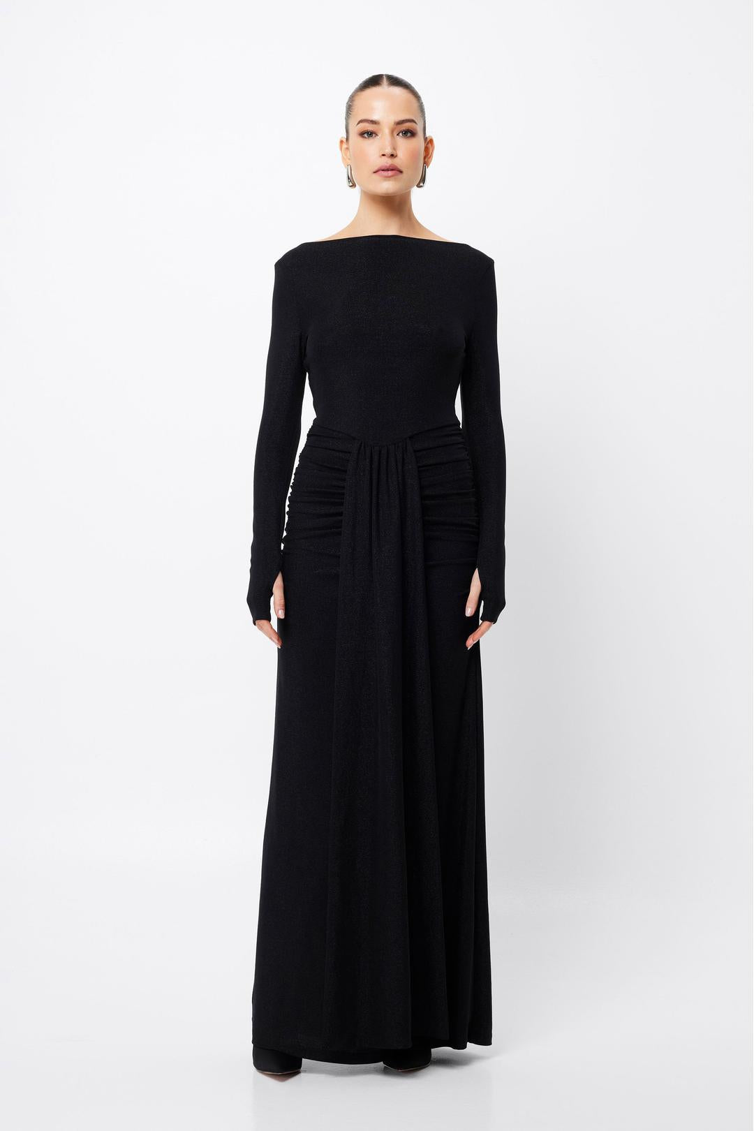 Intermission maxi dress, black