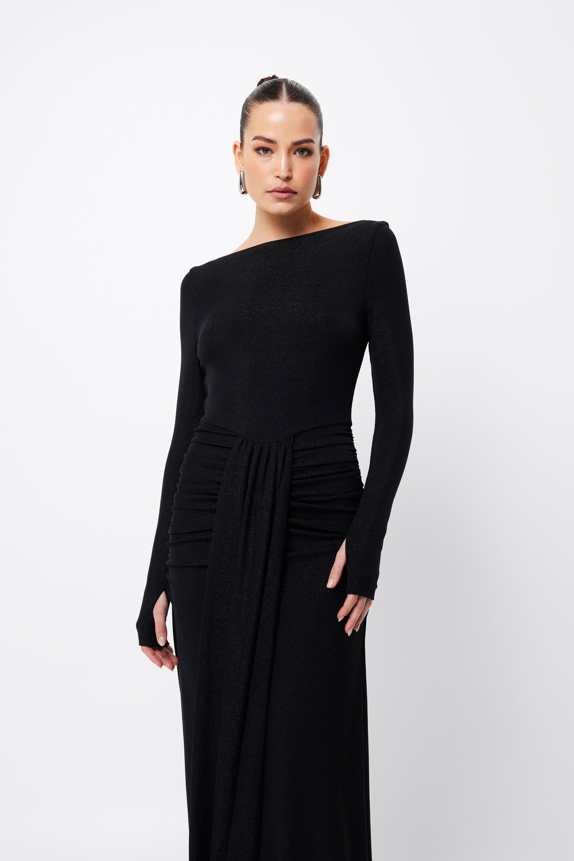 Intermission maxi dress, black