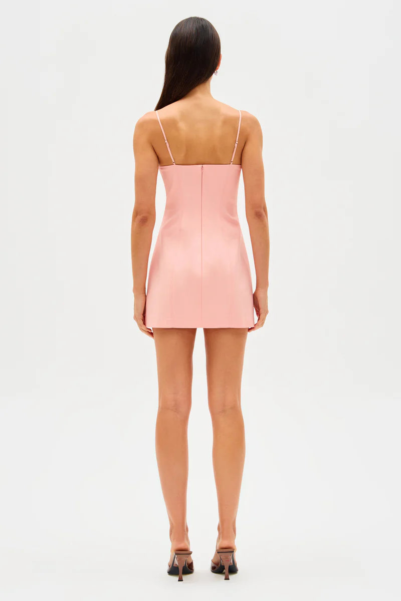 masha mini dress, rose pink