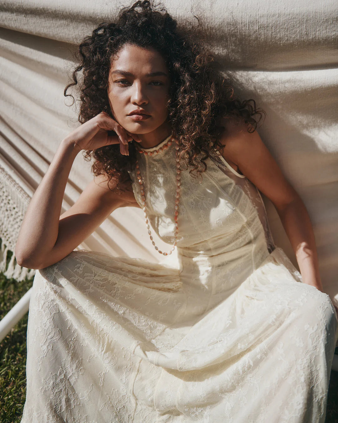 Juliette lace dress, butter