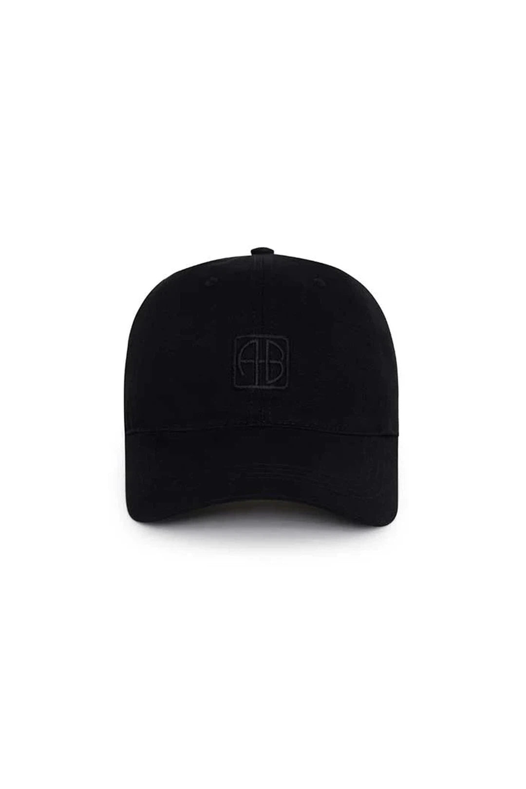 Jeremy Baseball Cap Framed Monogram, Black