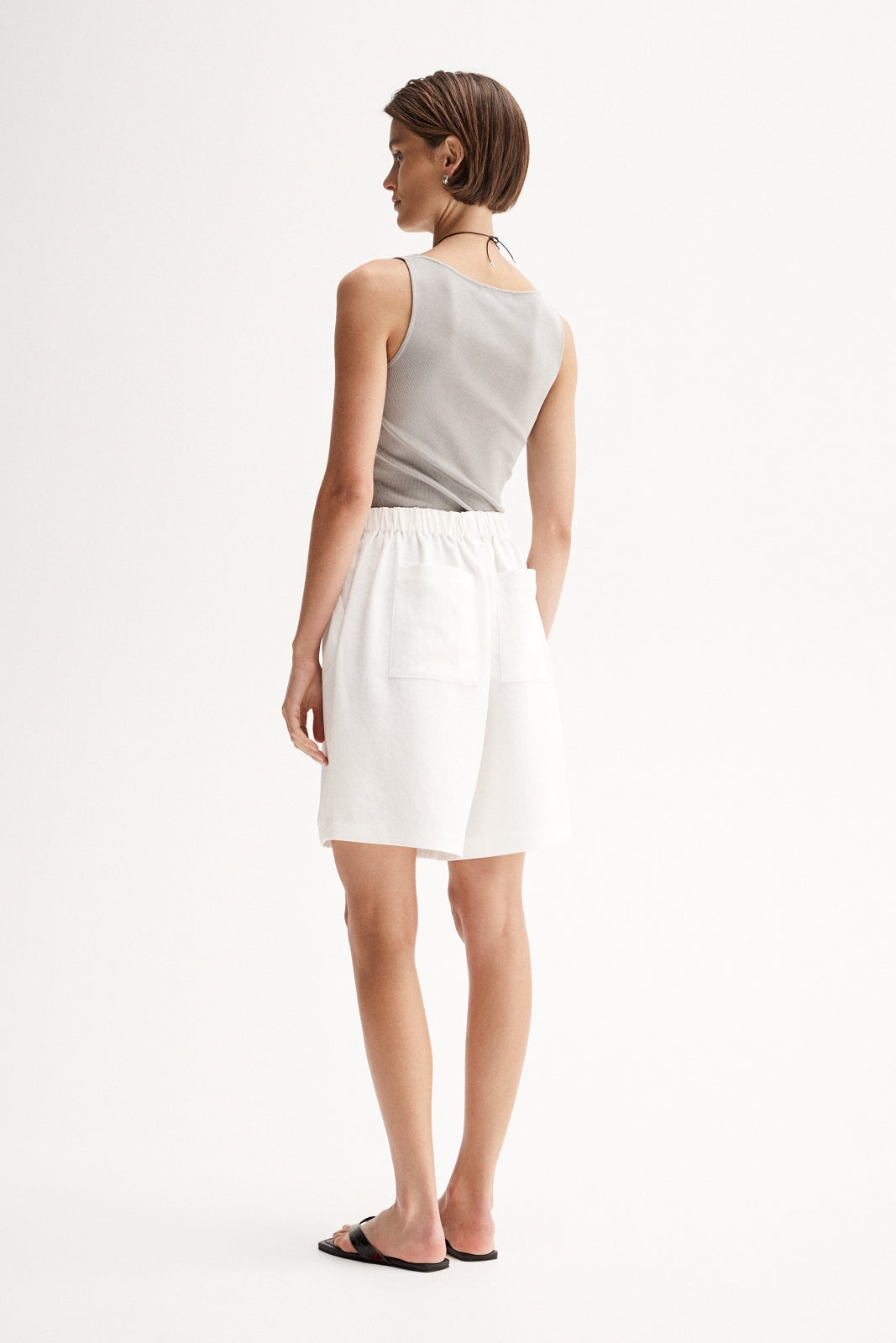 Anouk knit top, slate