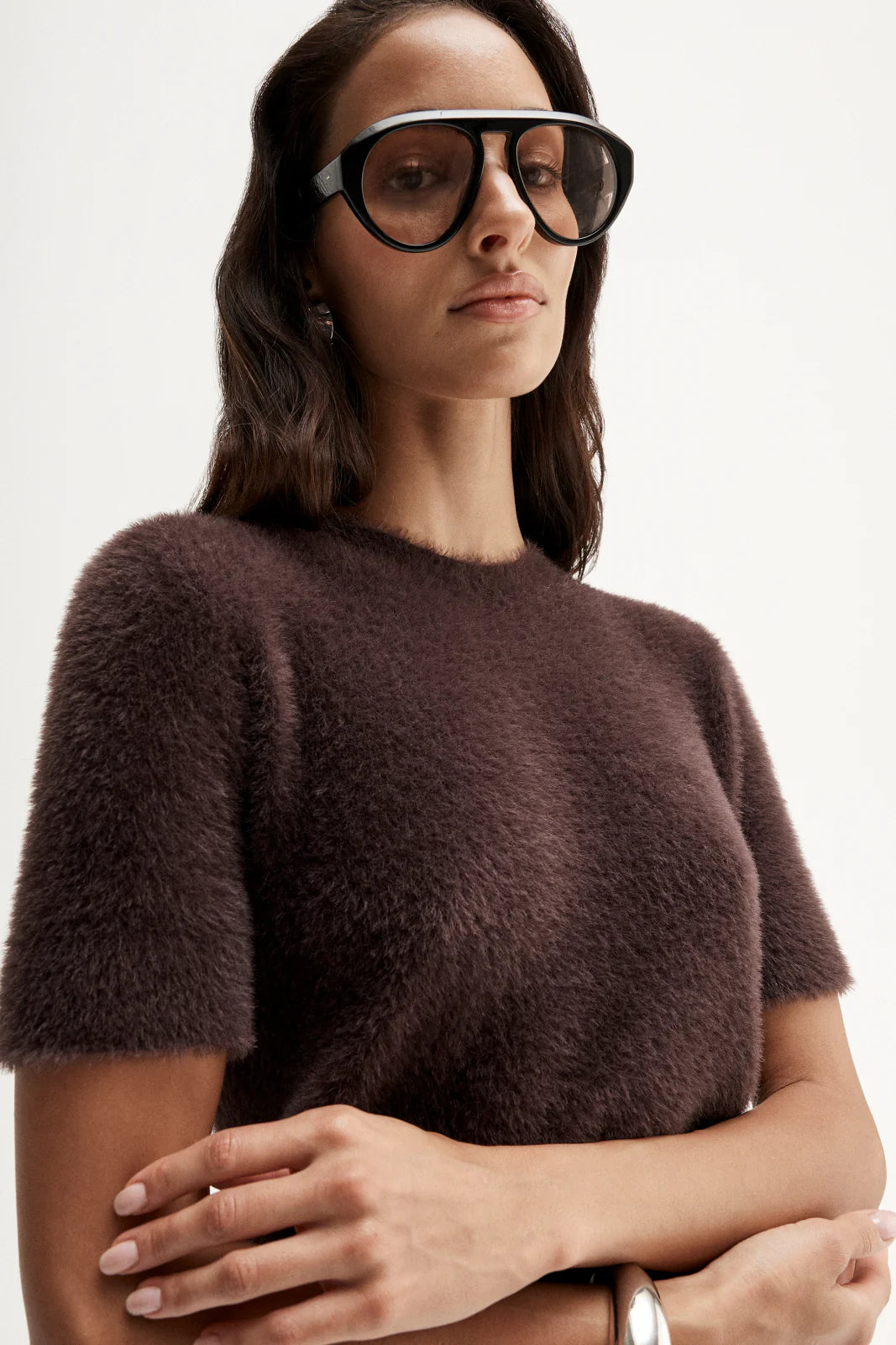 Mochi knit tee, shiraz