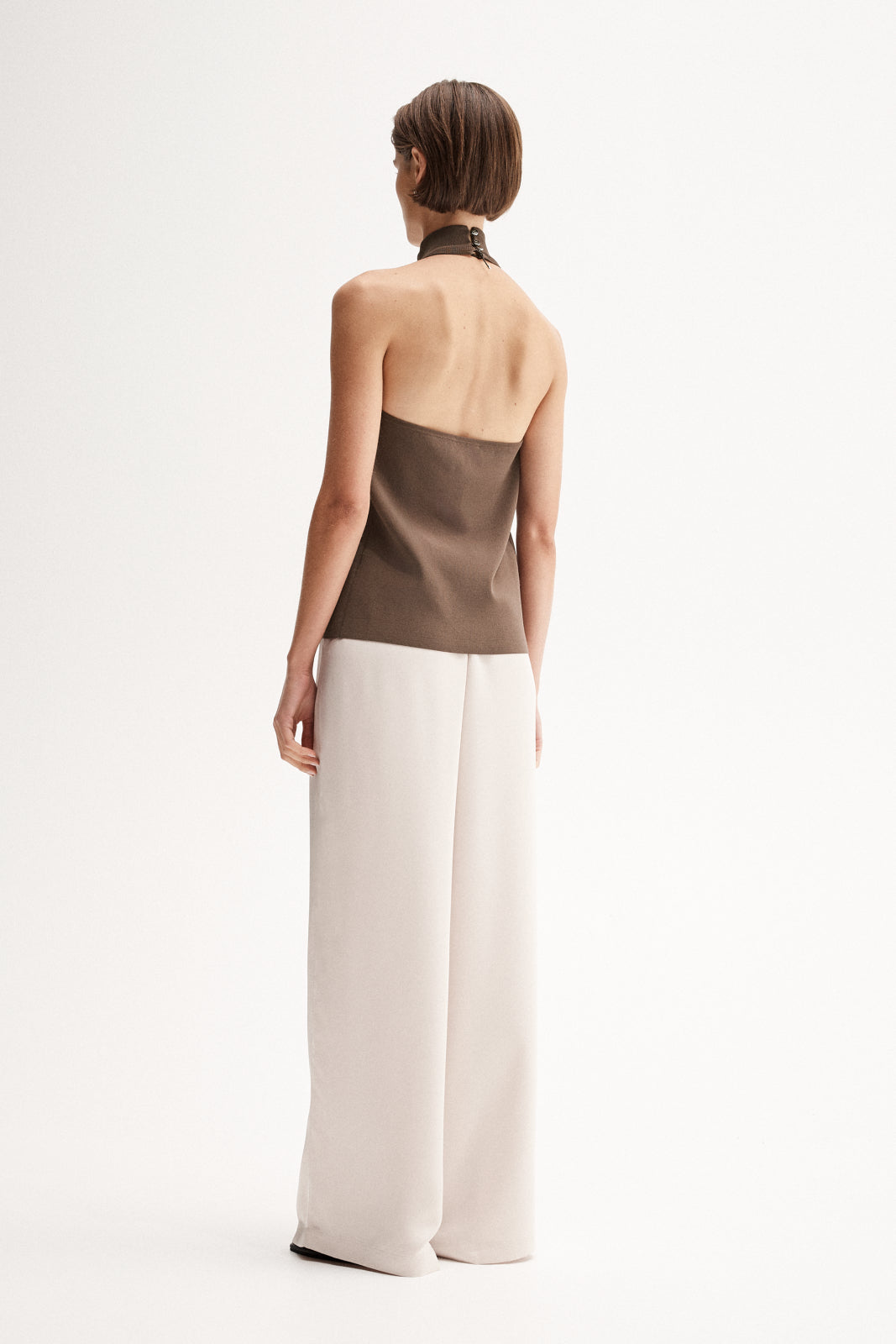 Gisele knit top, chocolate