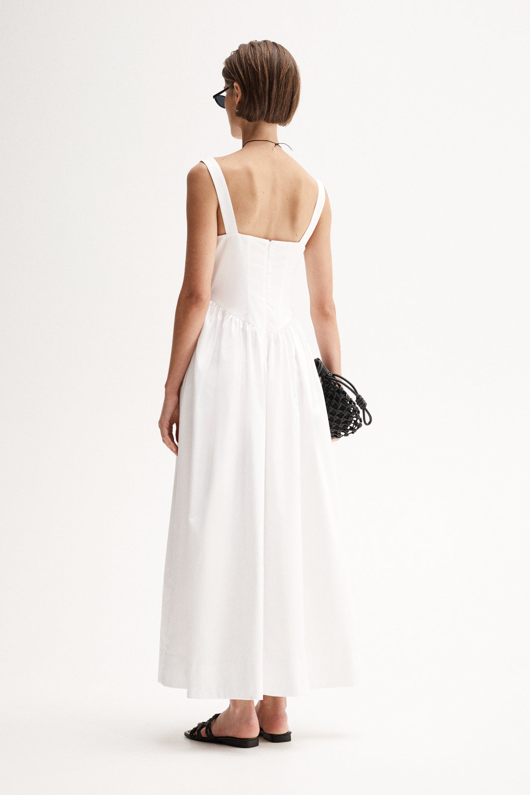 Sonia maxi dress, white