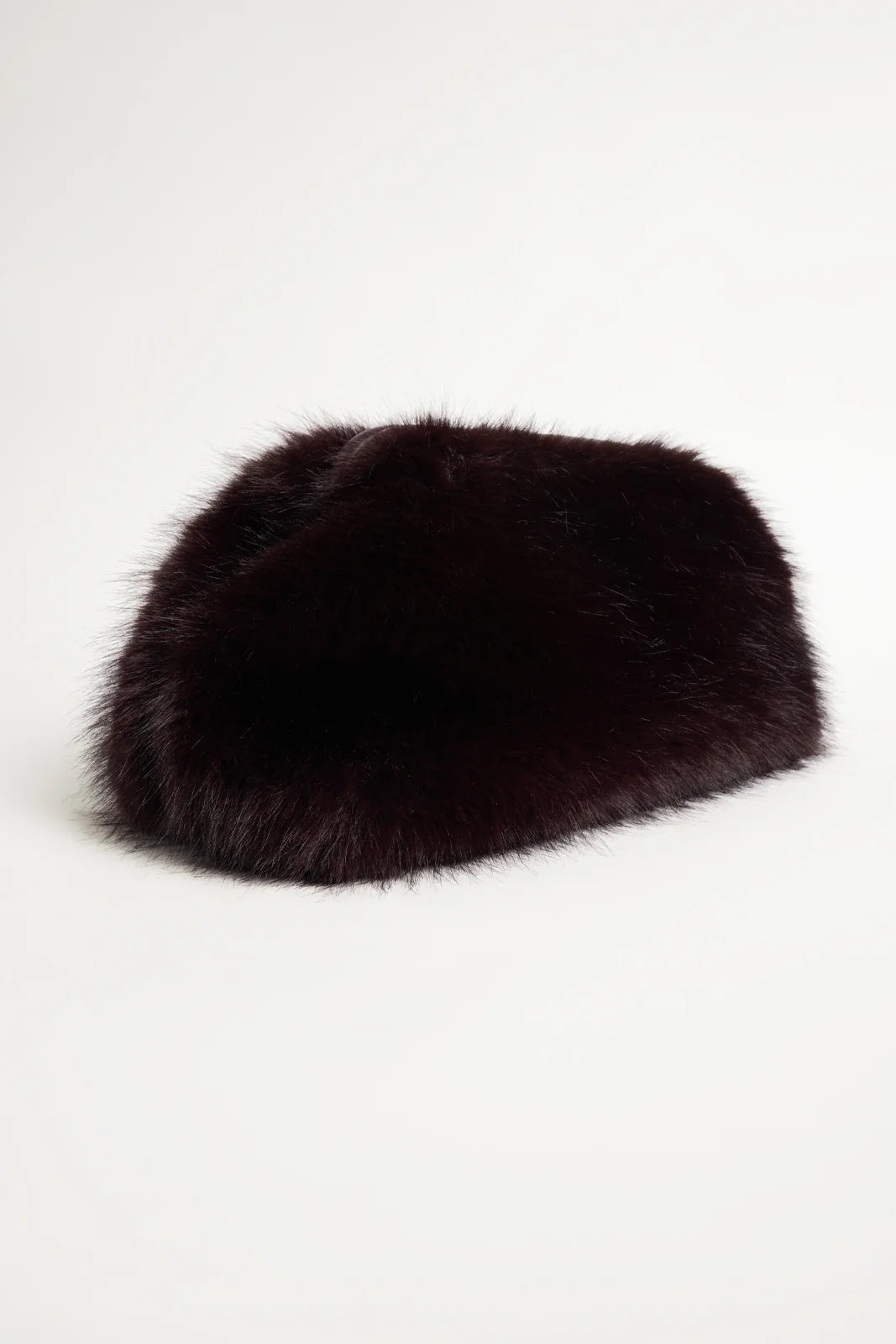 Faux fur clutch, shiraz