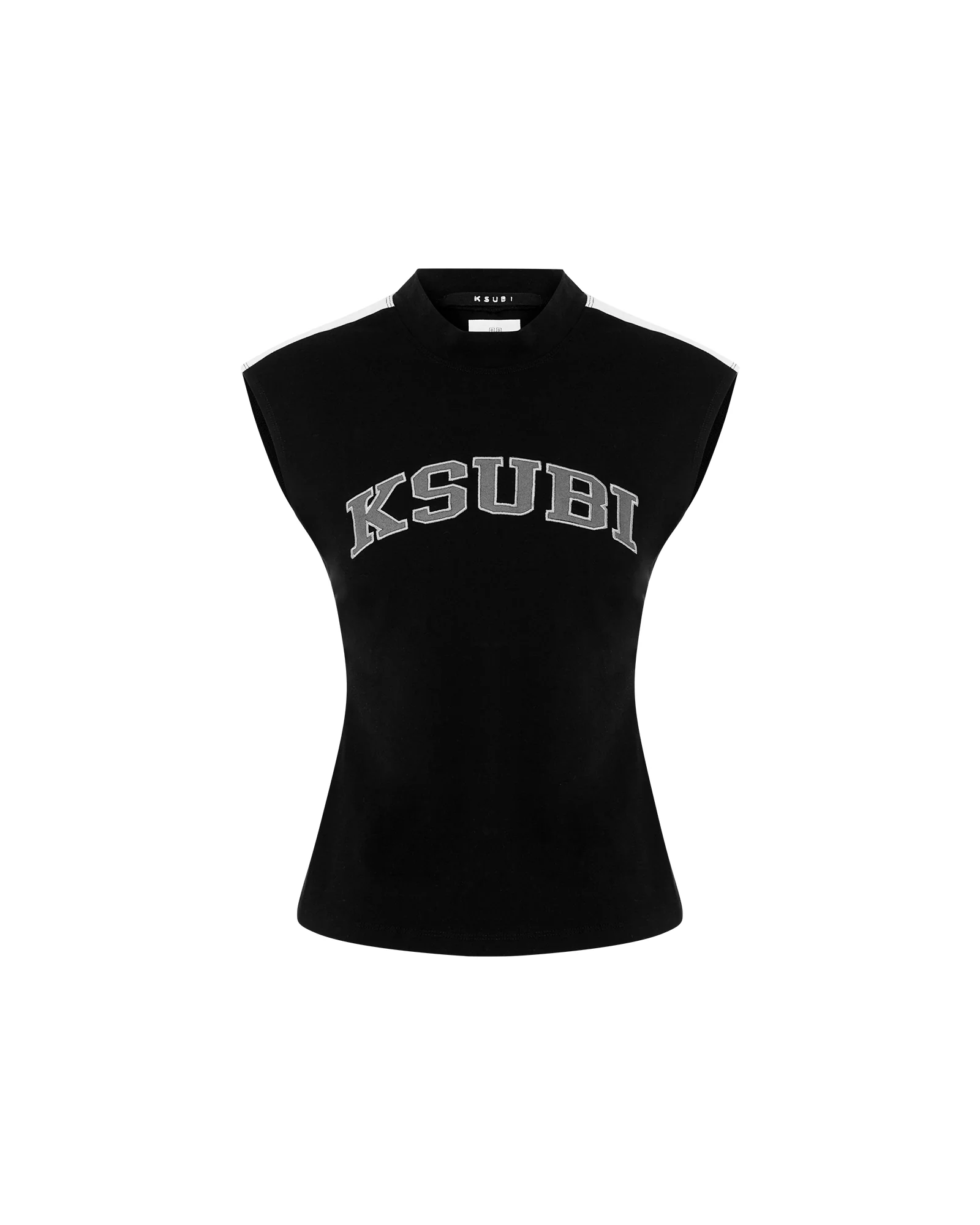 Ksubi slim open tee black