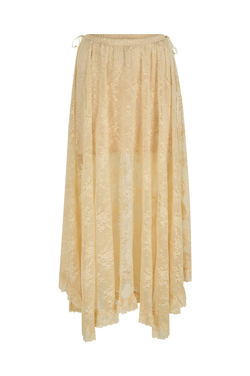Labyrinth Lace Maxi Skirt