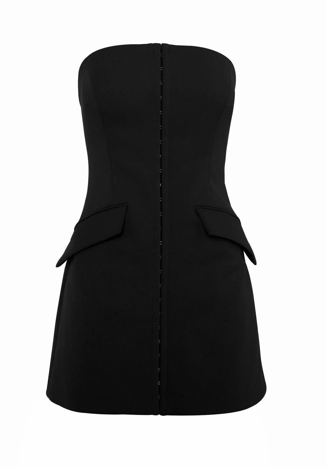 Linear Mini dress, black