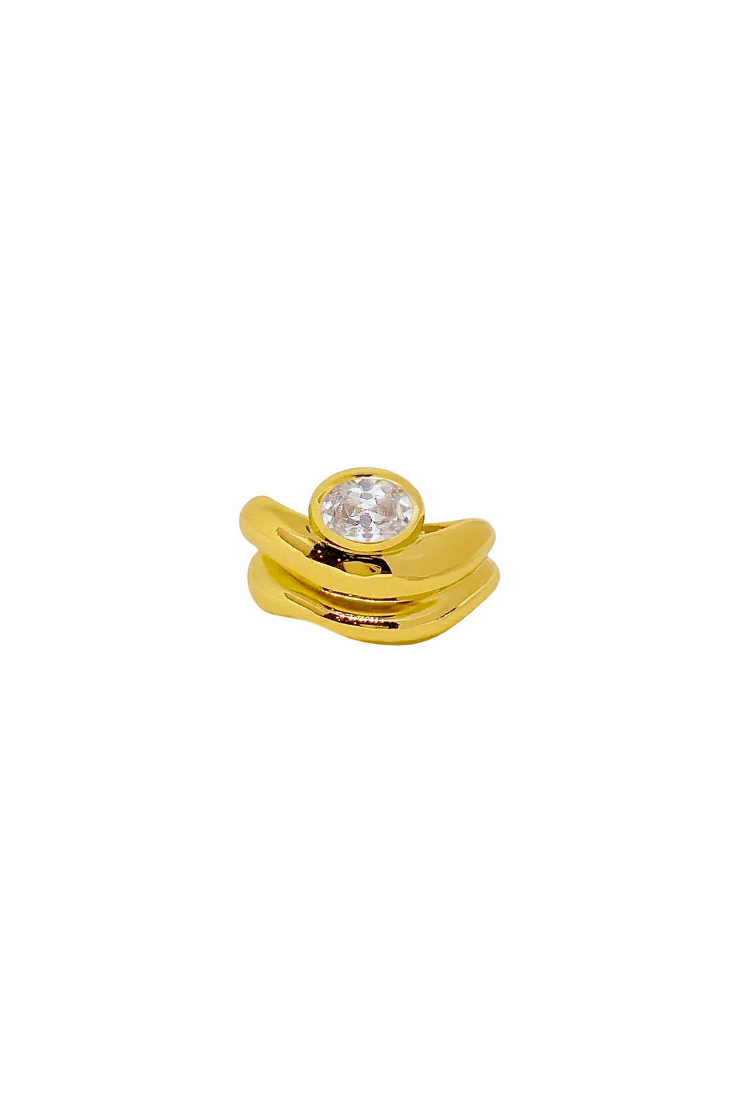 mila ring, gold