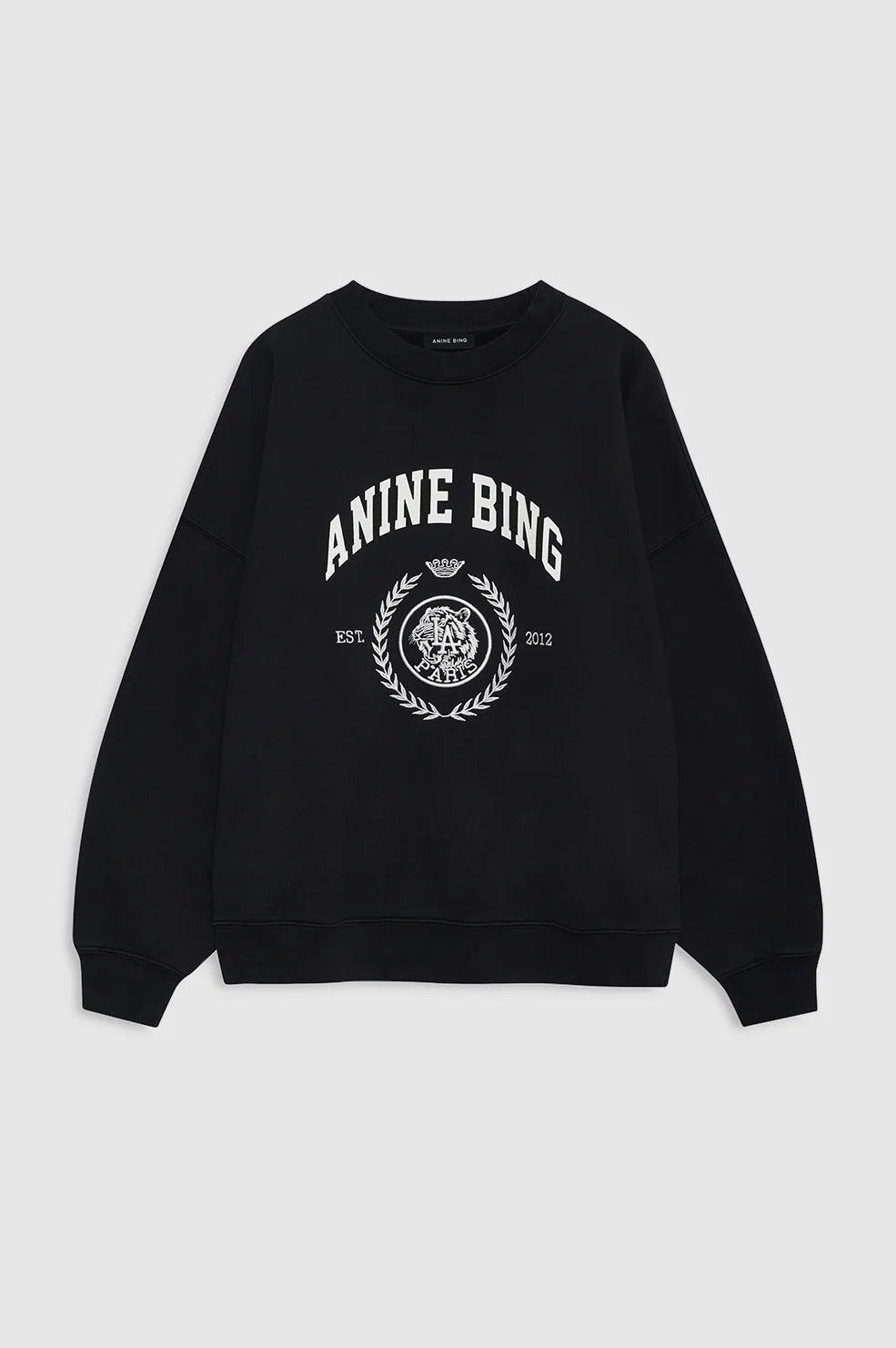 Miles sweatshirt collegiate, vintage black
