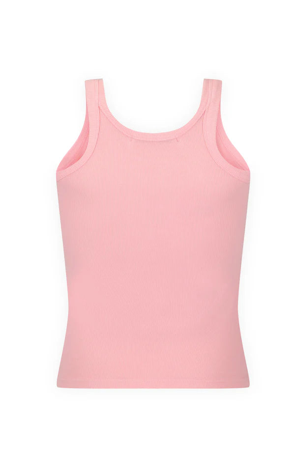 Monogram tank pink