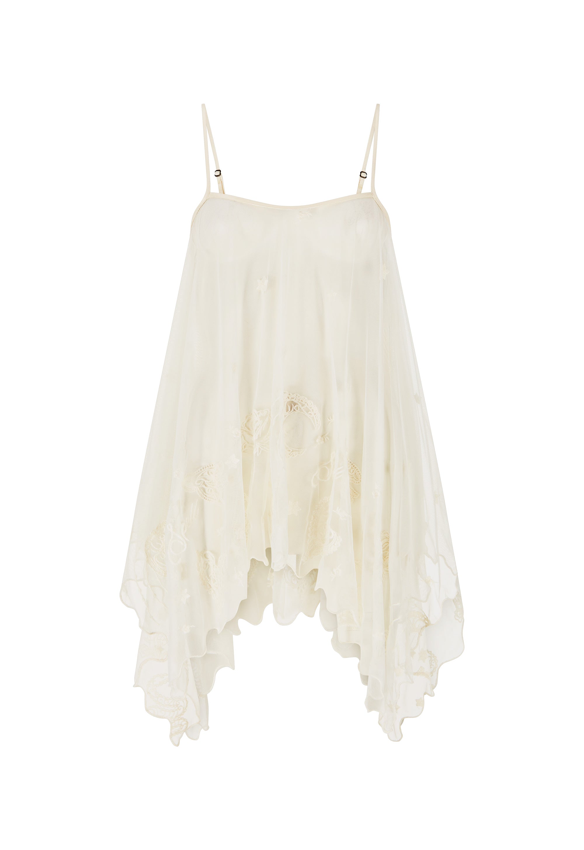 Mooncharm mesh hankie cami