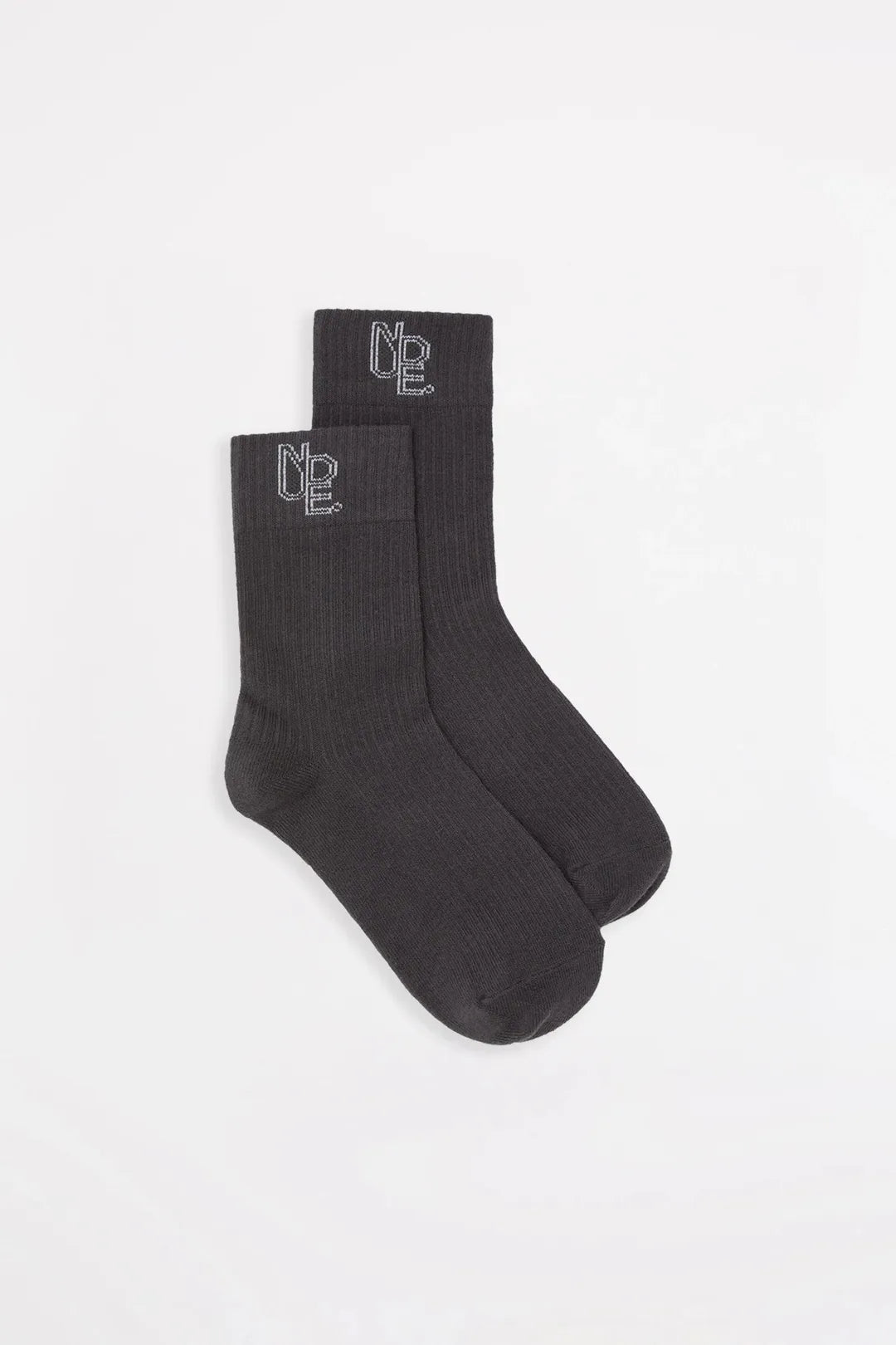 Nude emblem socks