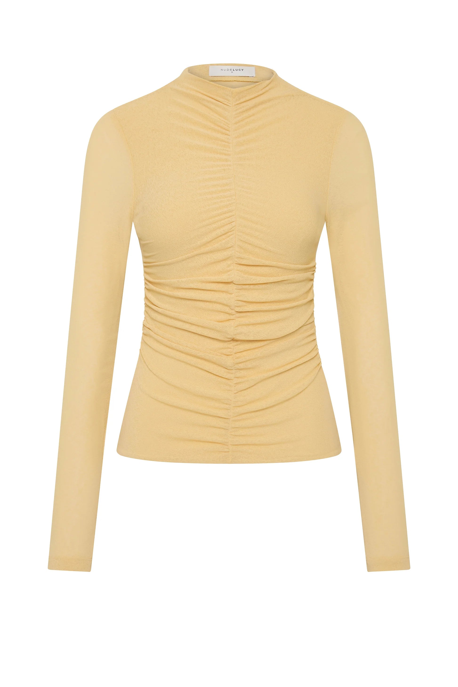 Marti mesh top, butter
