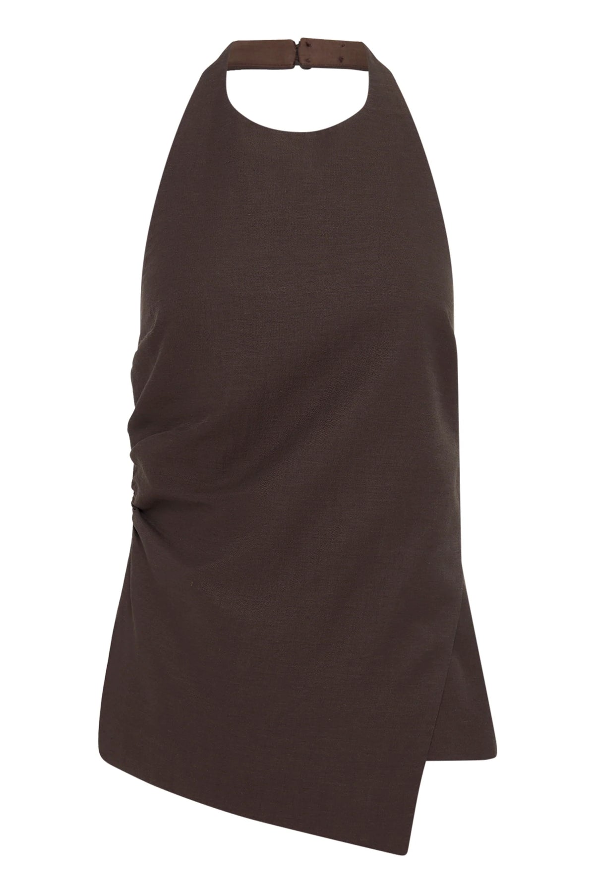 Juno halter top, chocolate