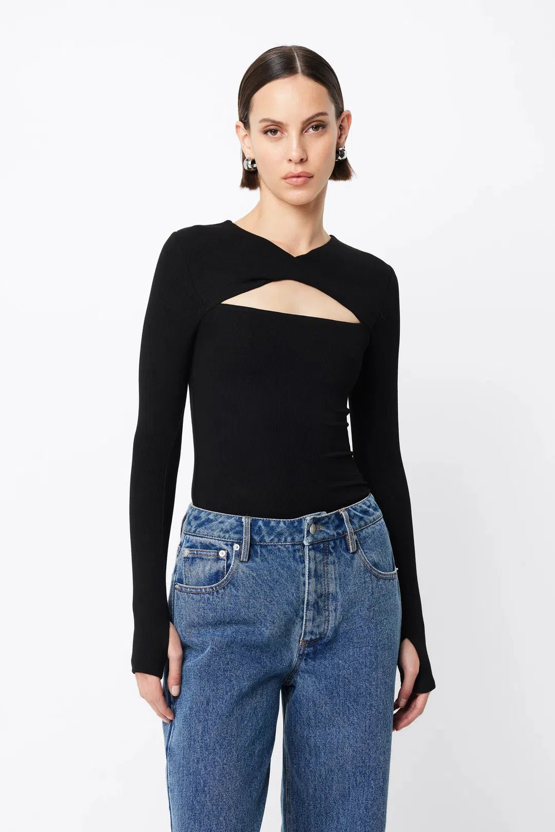 nolita top, black