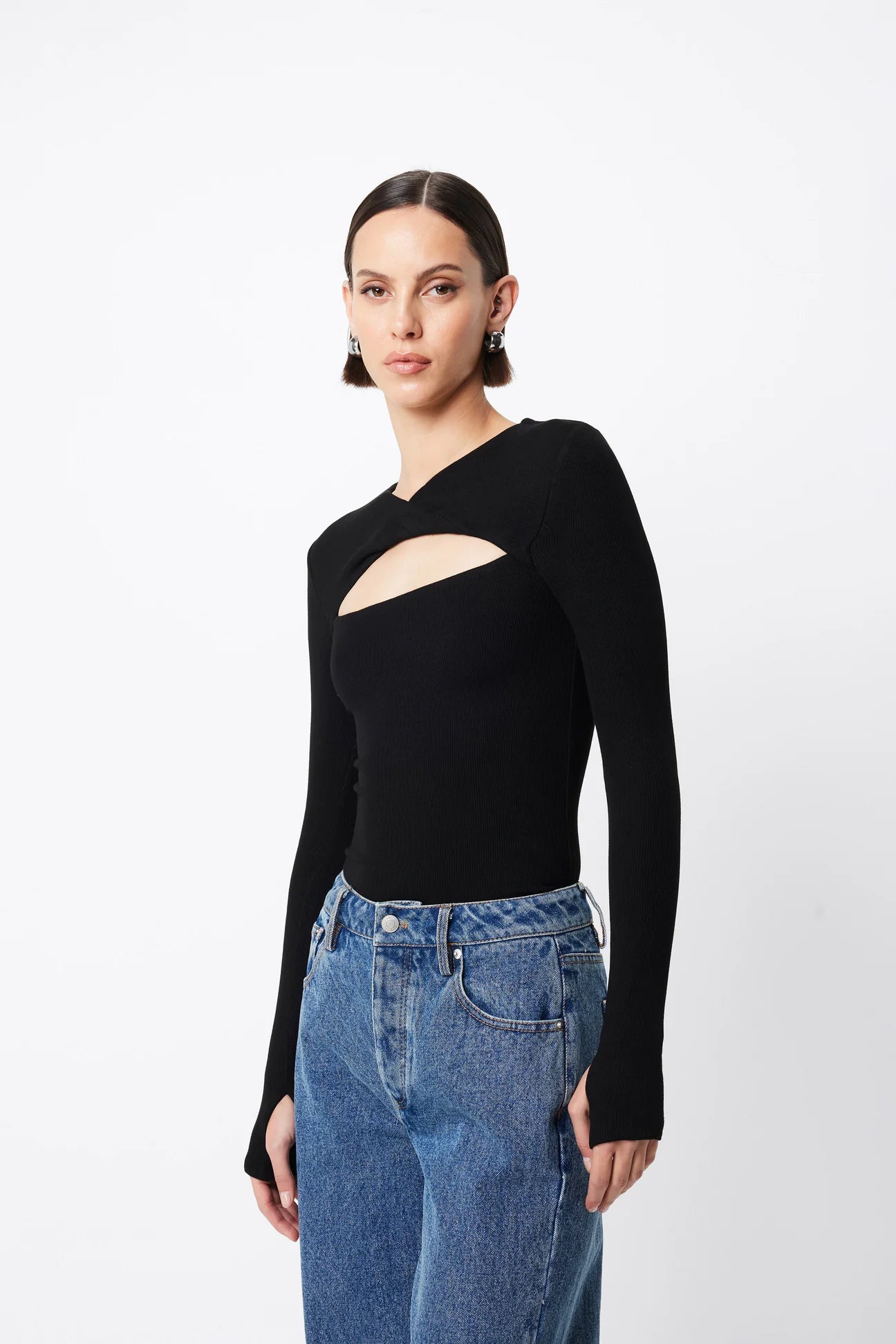 nolita top, black