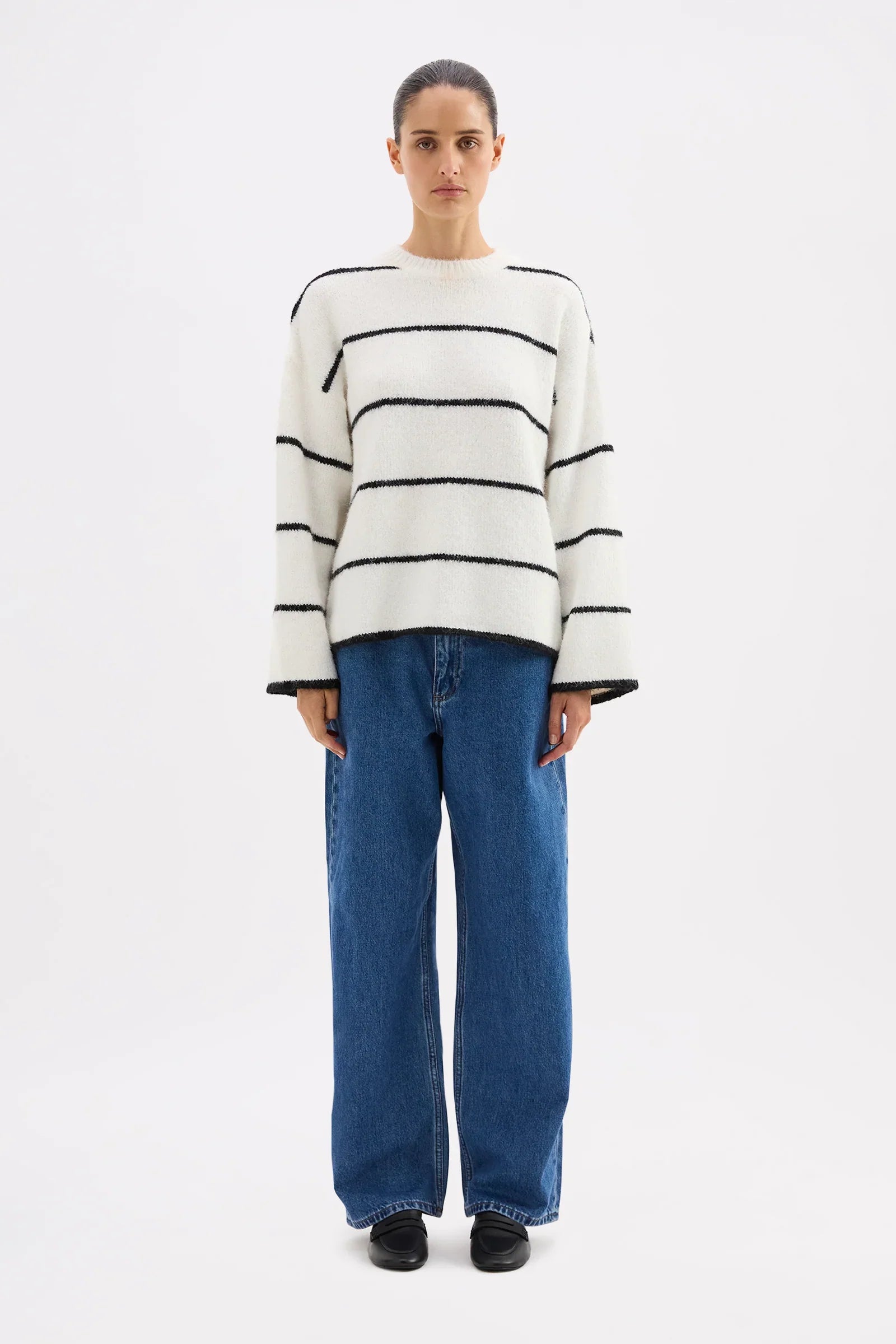 Colter knit, black stripe
