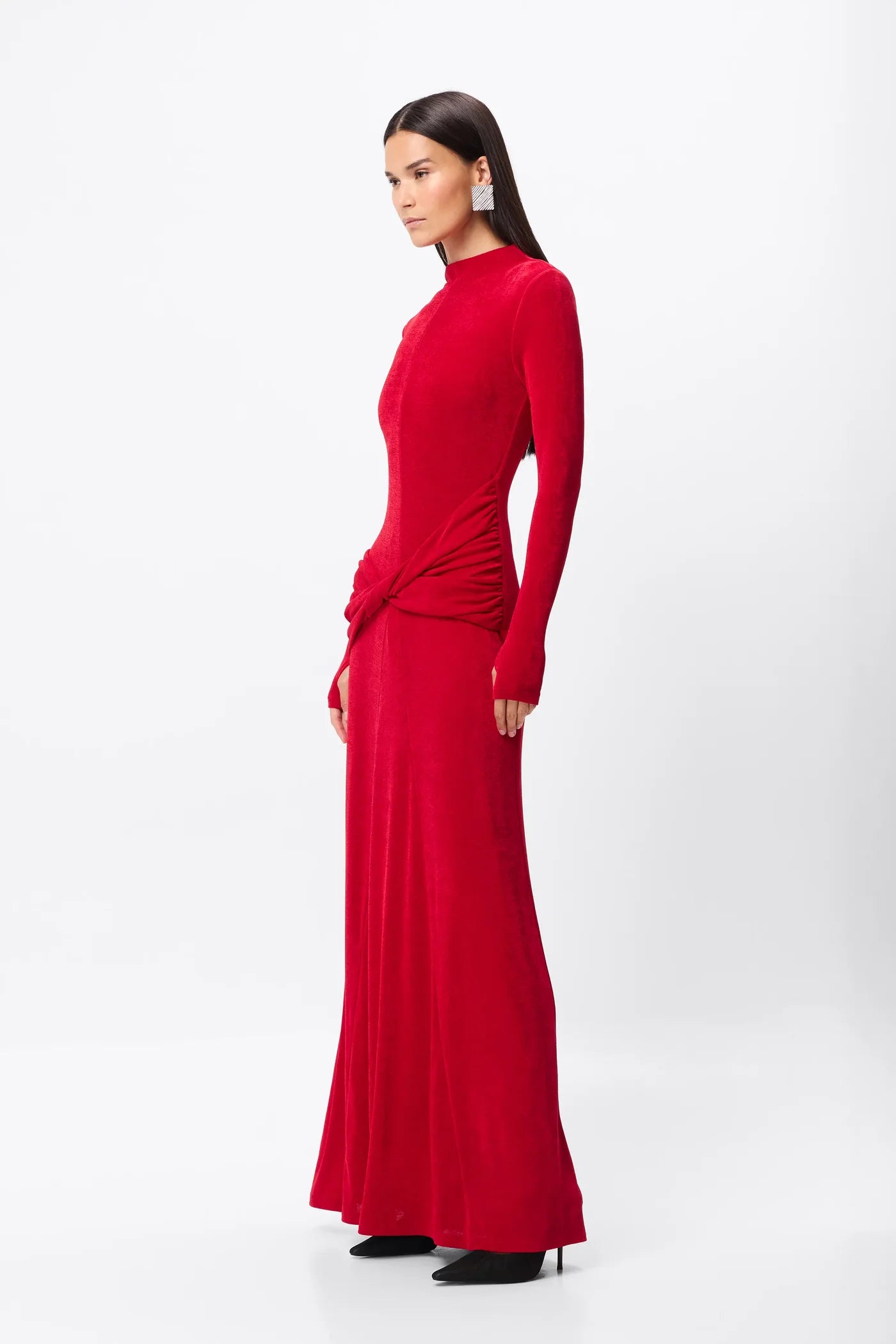 Ode maxi dress, rouge