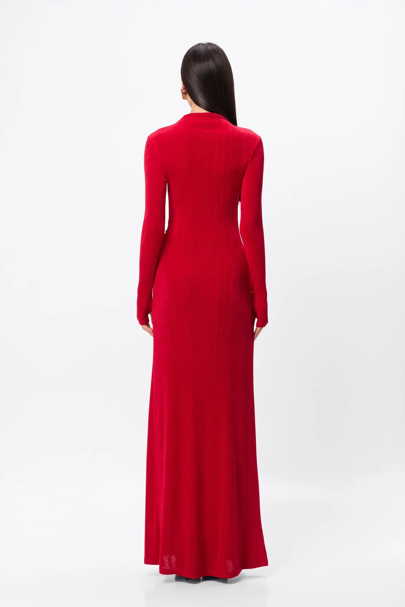 Ode maxi dress, rouge