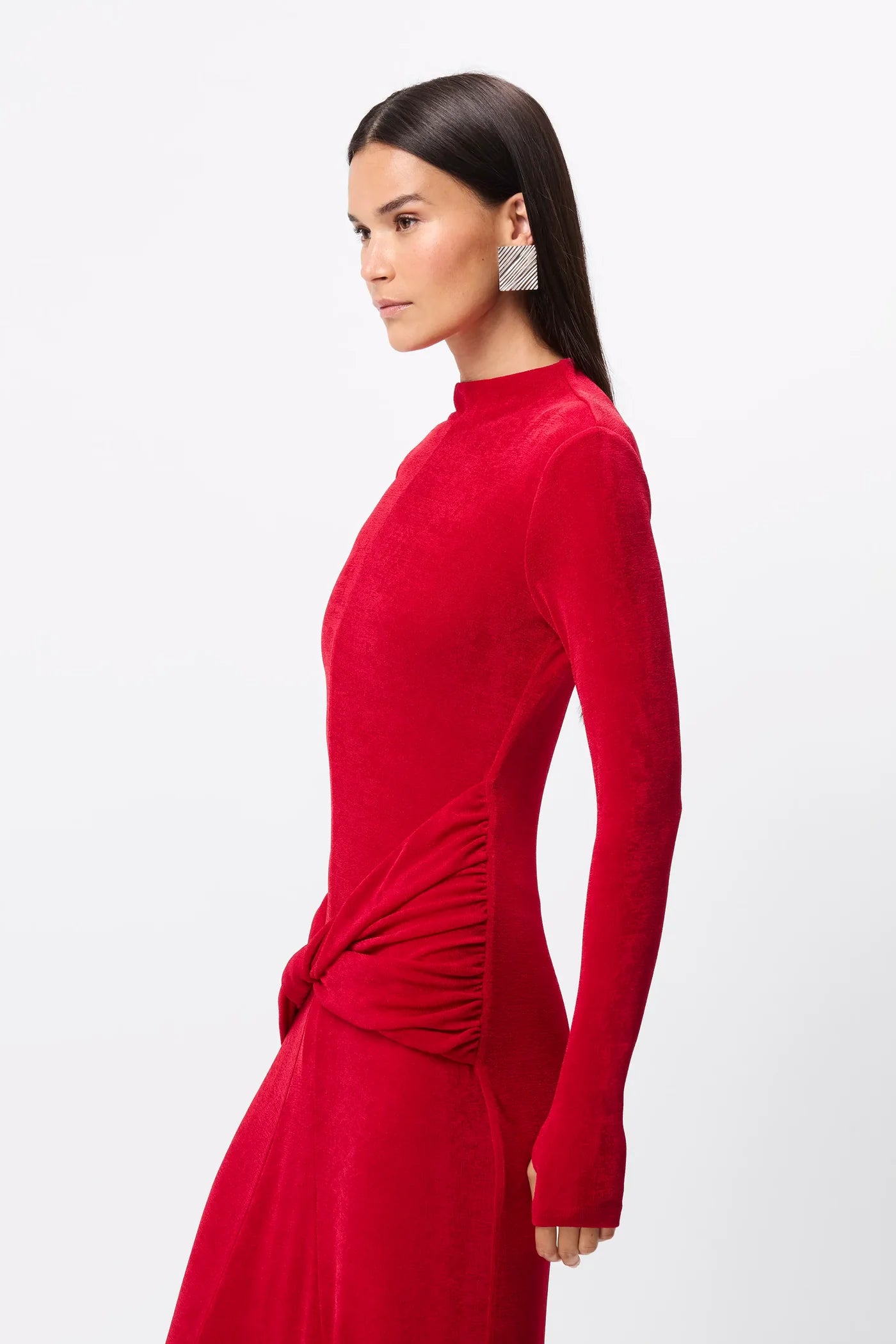 Ode maxi dress, rouge