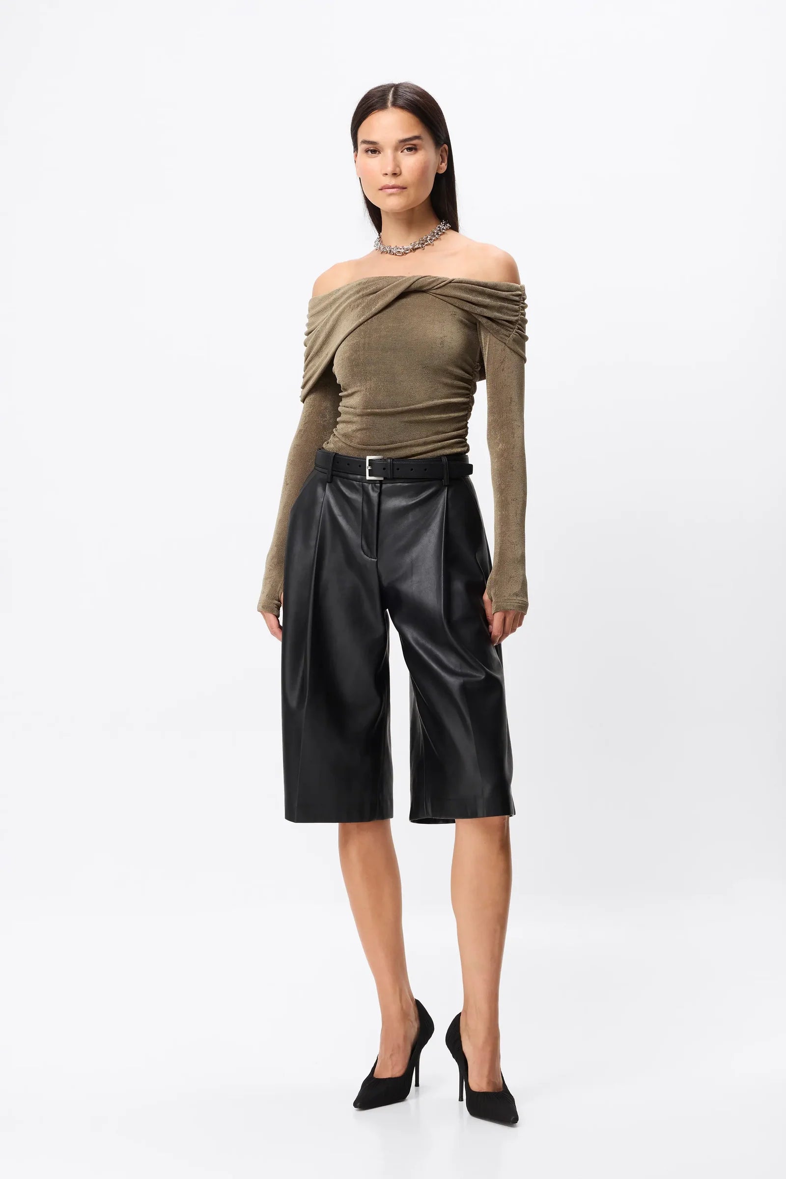 Olympia top, moss
