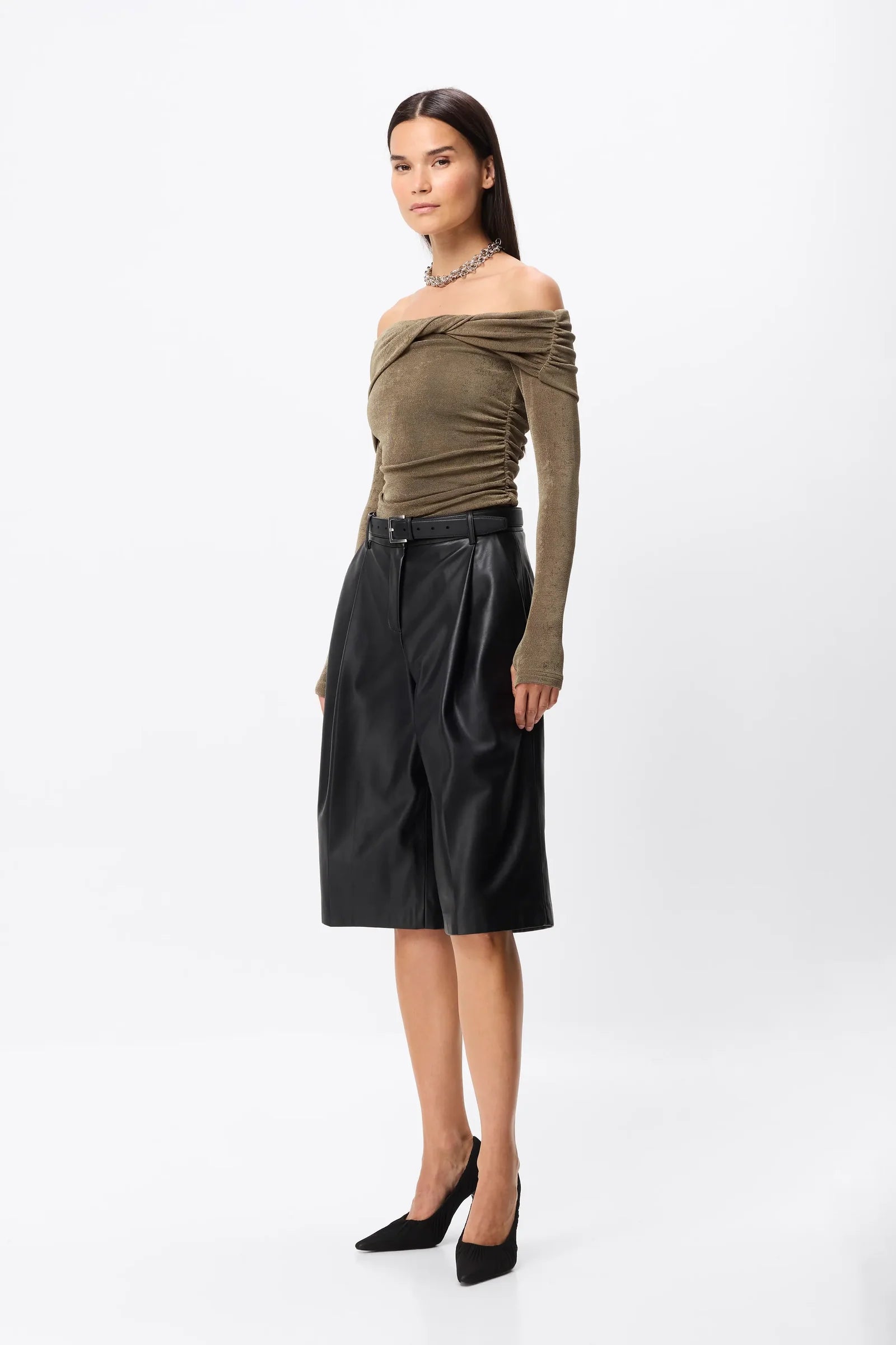 Olympia top, moss