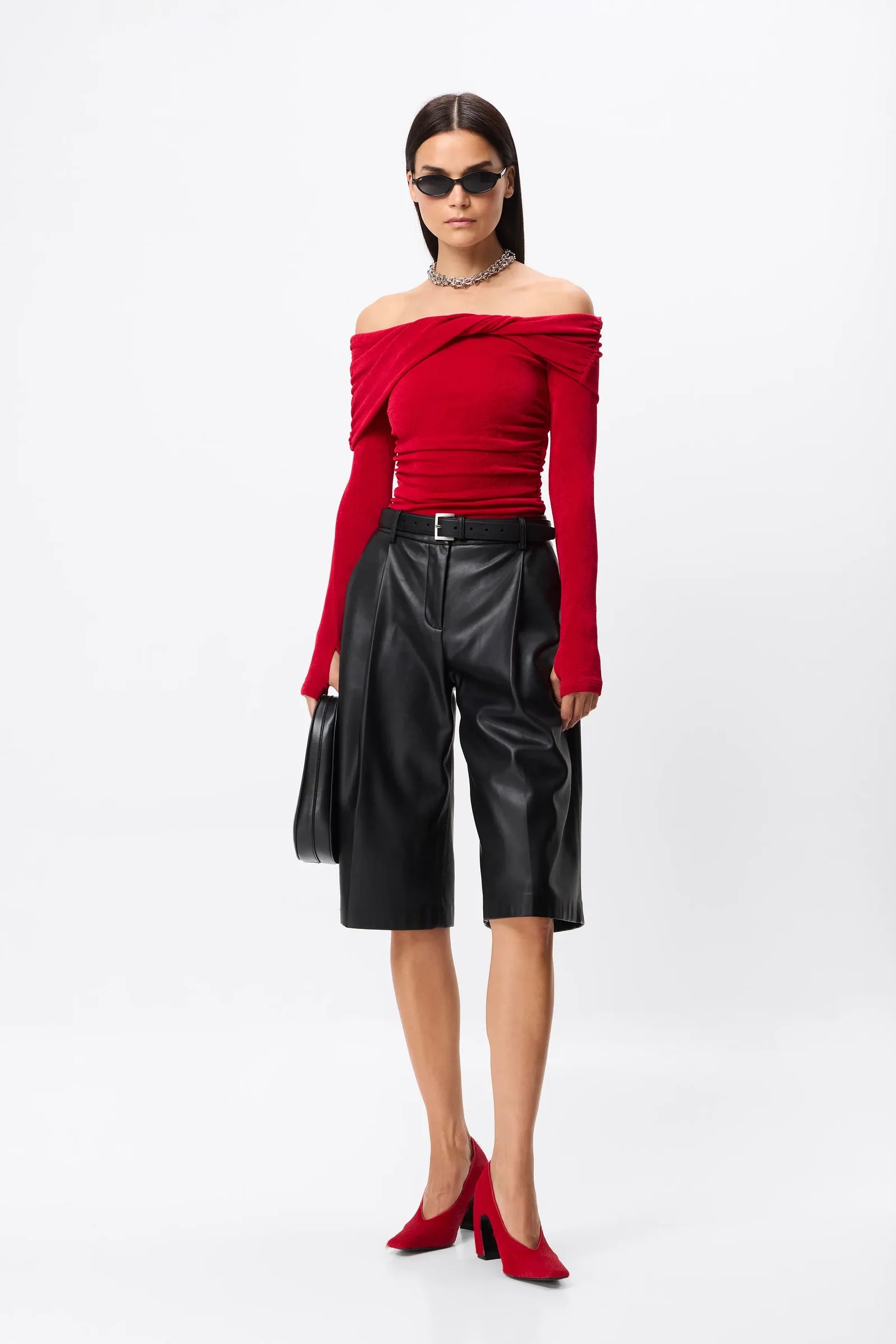 Olympia top, rouge