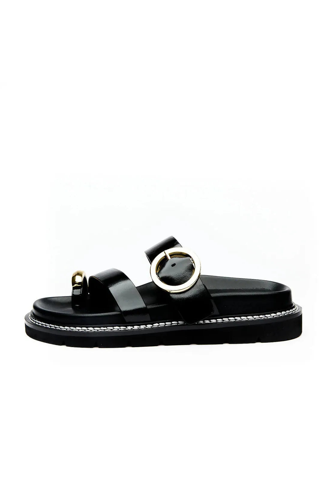 polished, black