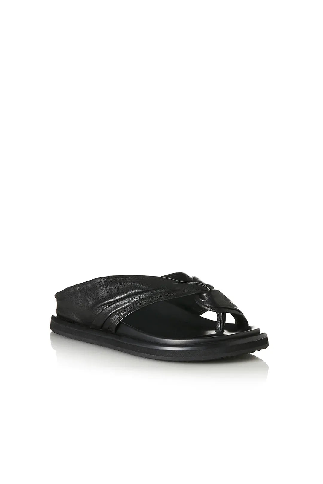 Paola, black leather