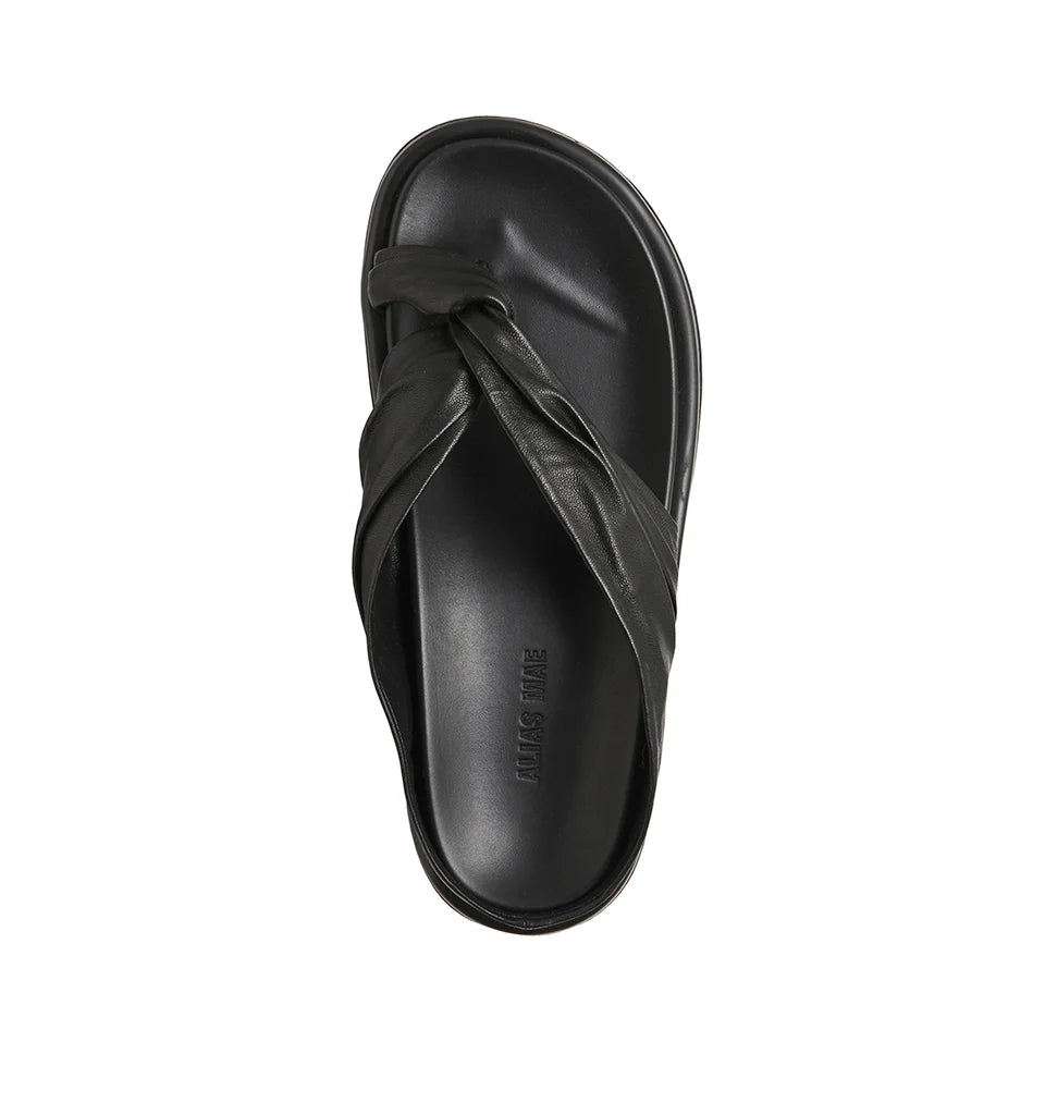 Paola, black leather