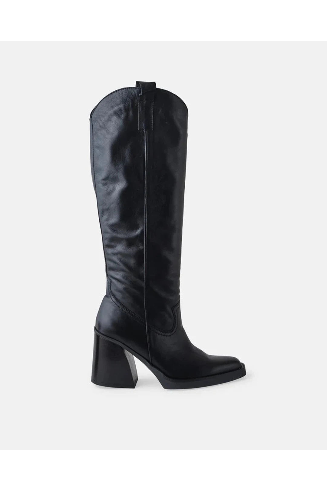 Landon Leather Boot - Black