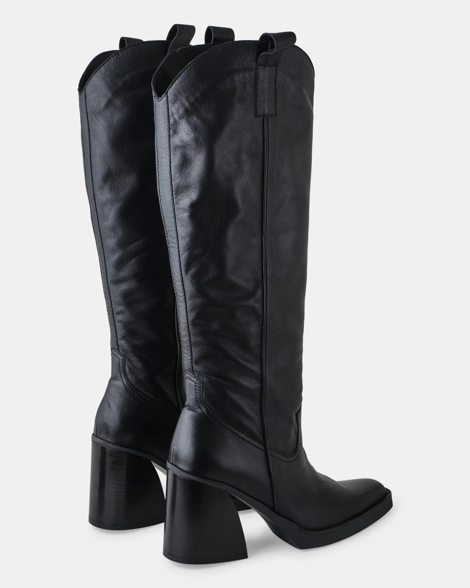Landon Leather Boot - Black