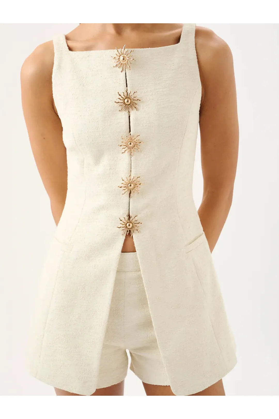 Estella vest, Ivory