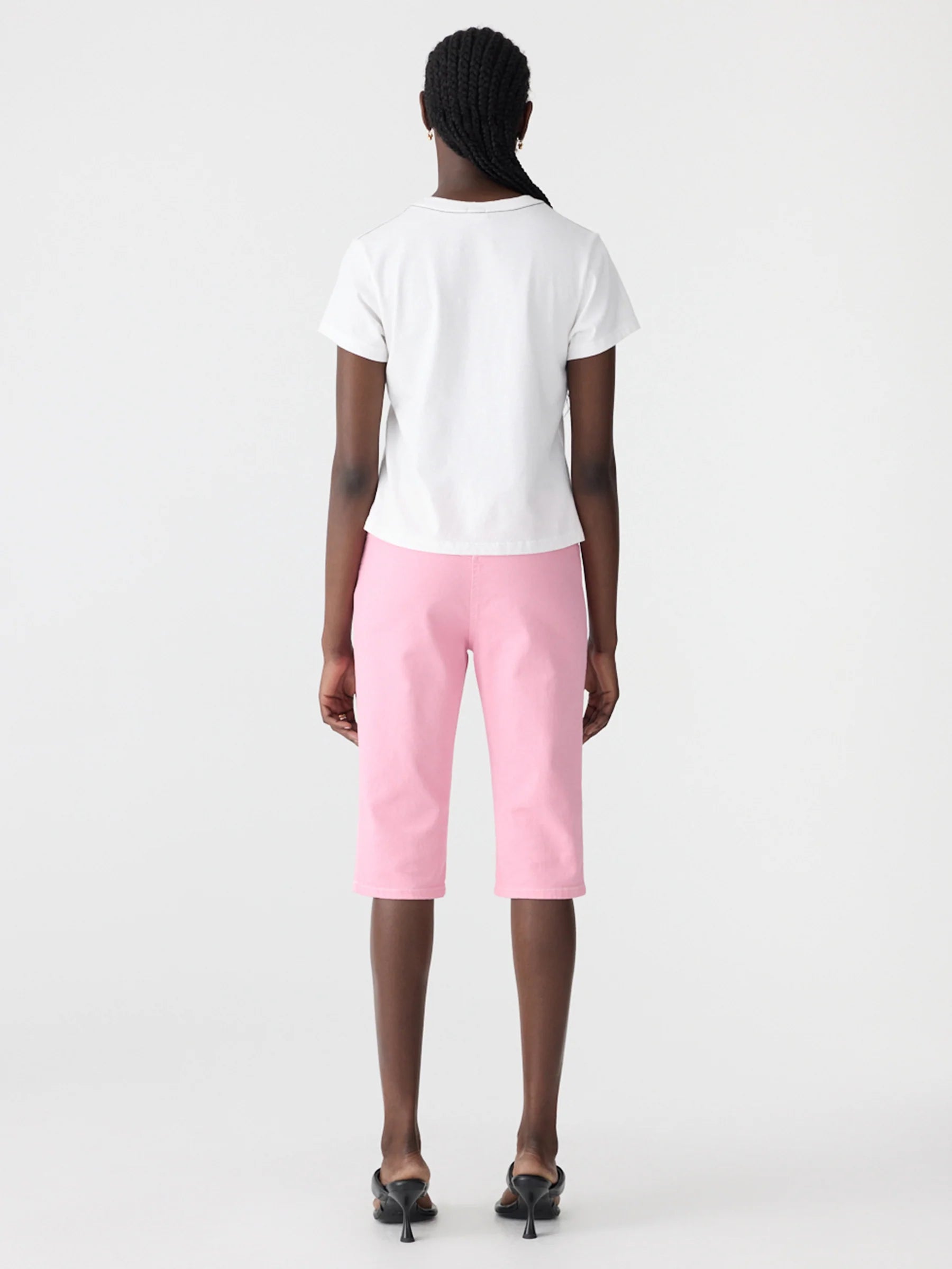 embroidered baby tshirt, white