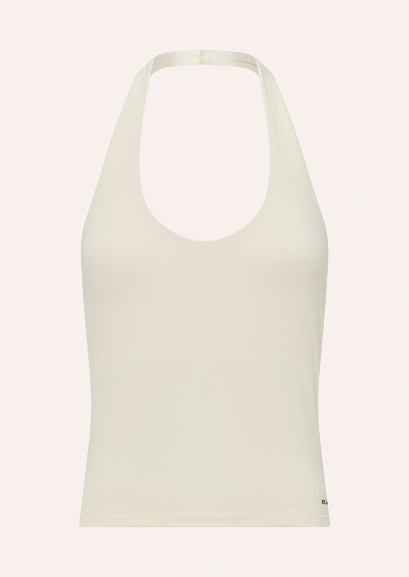 Reset halter tank, whisper white