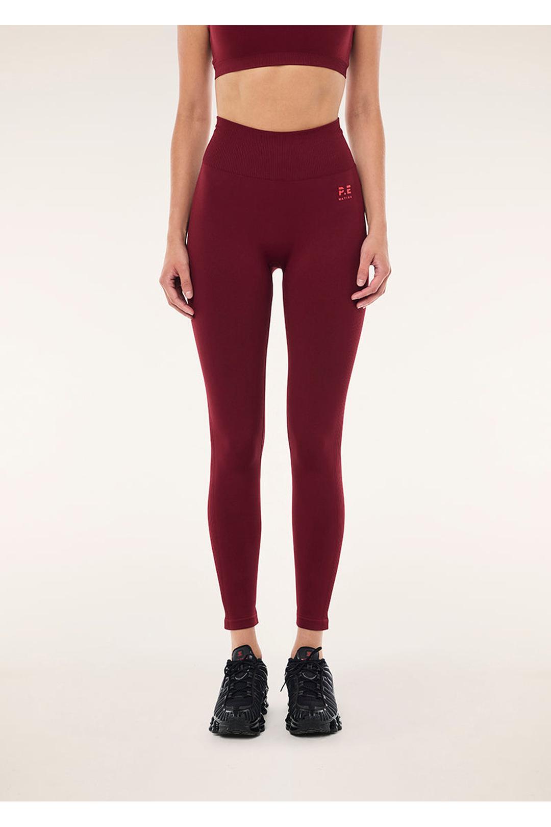 Restore seamless legging, cabernet/strawberry