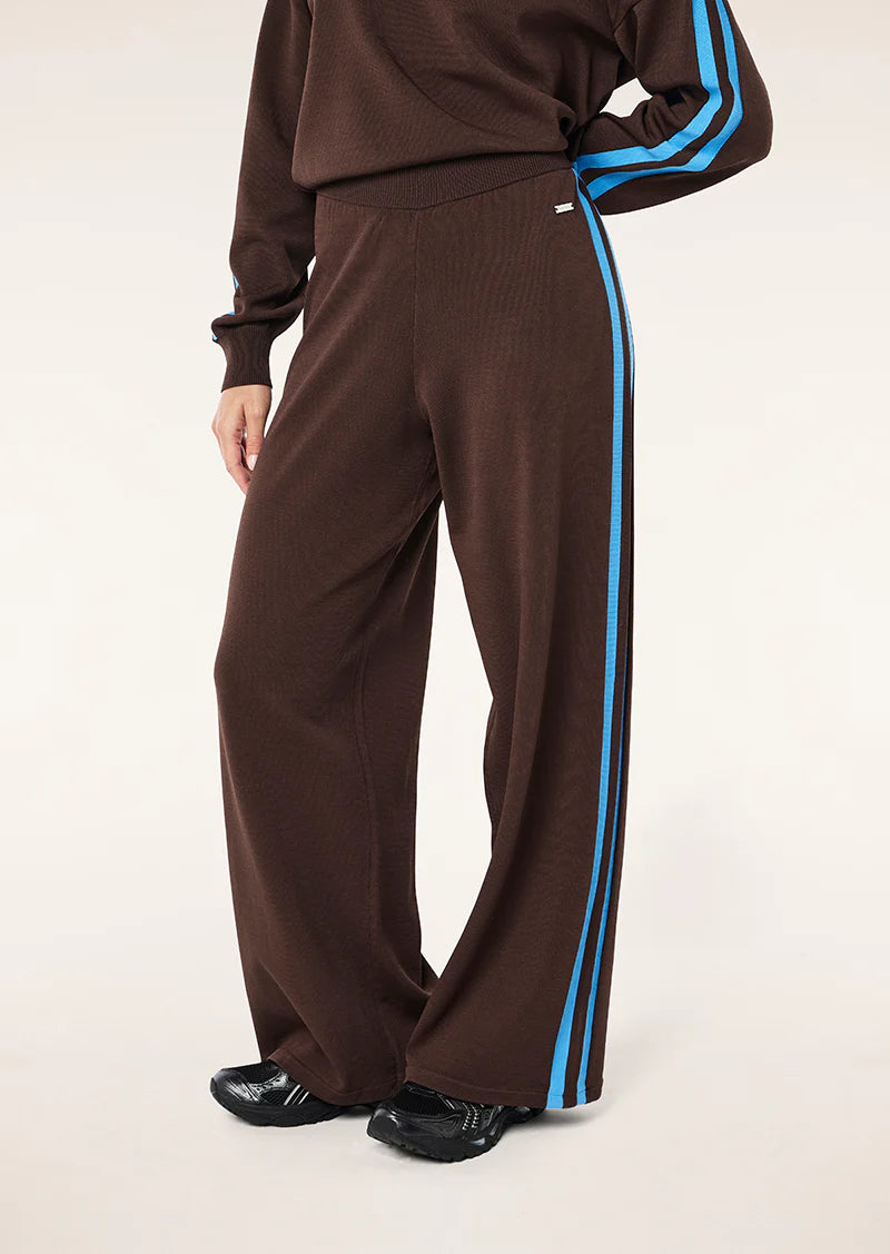 Retreat knit pant, coffee/marina