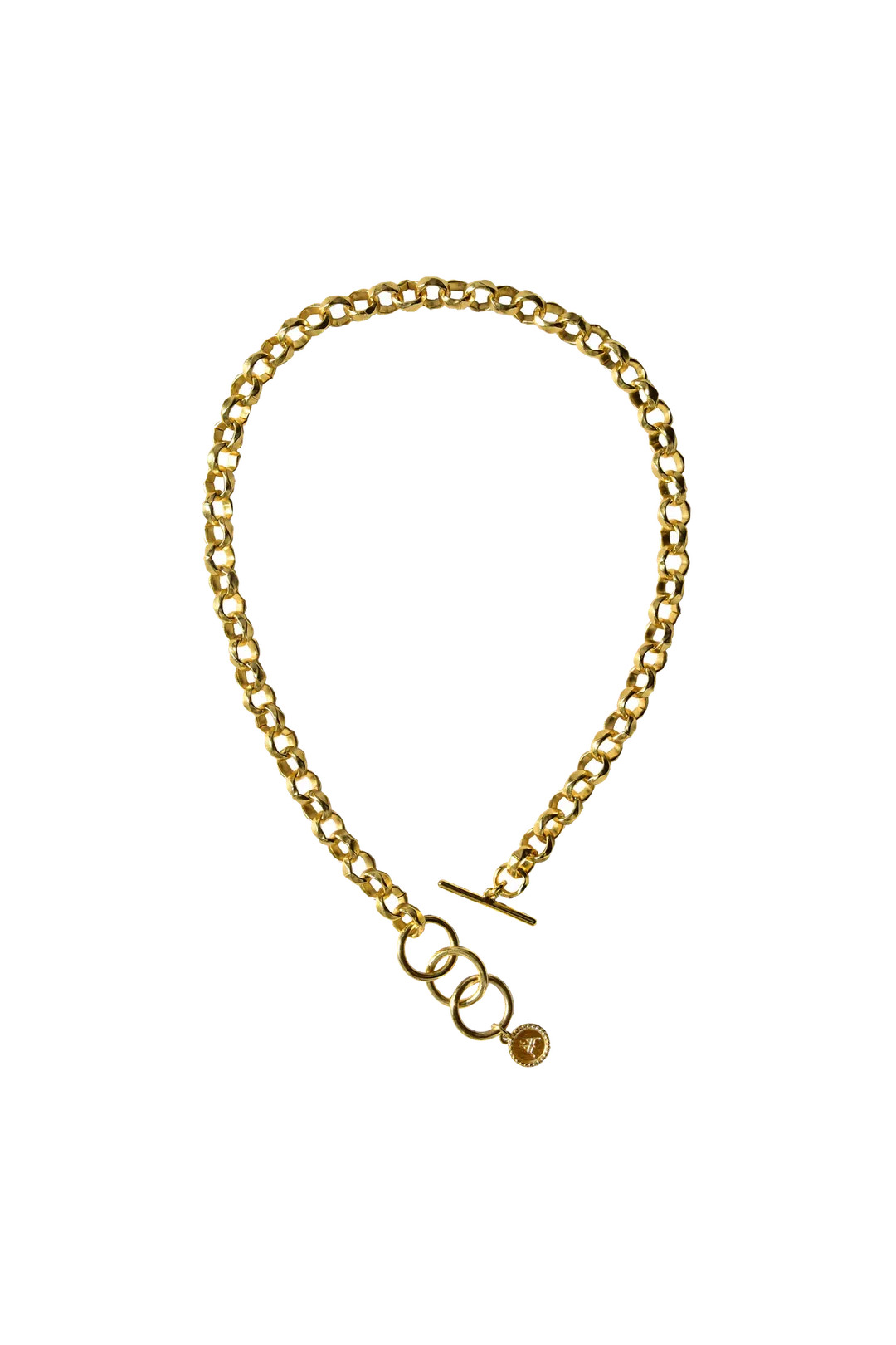 roxanne necklace, gold