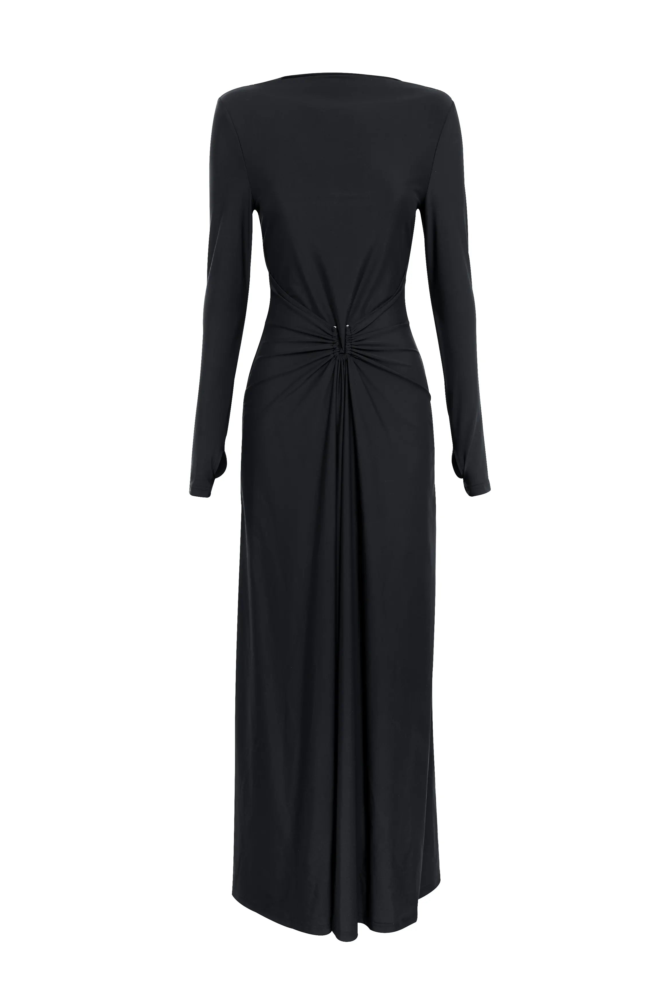 Regal maxi dress, black