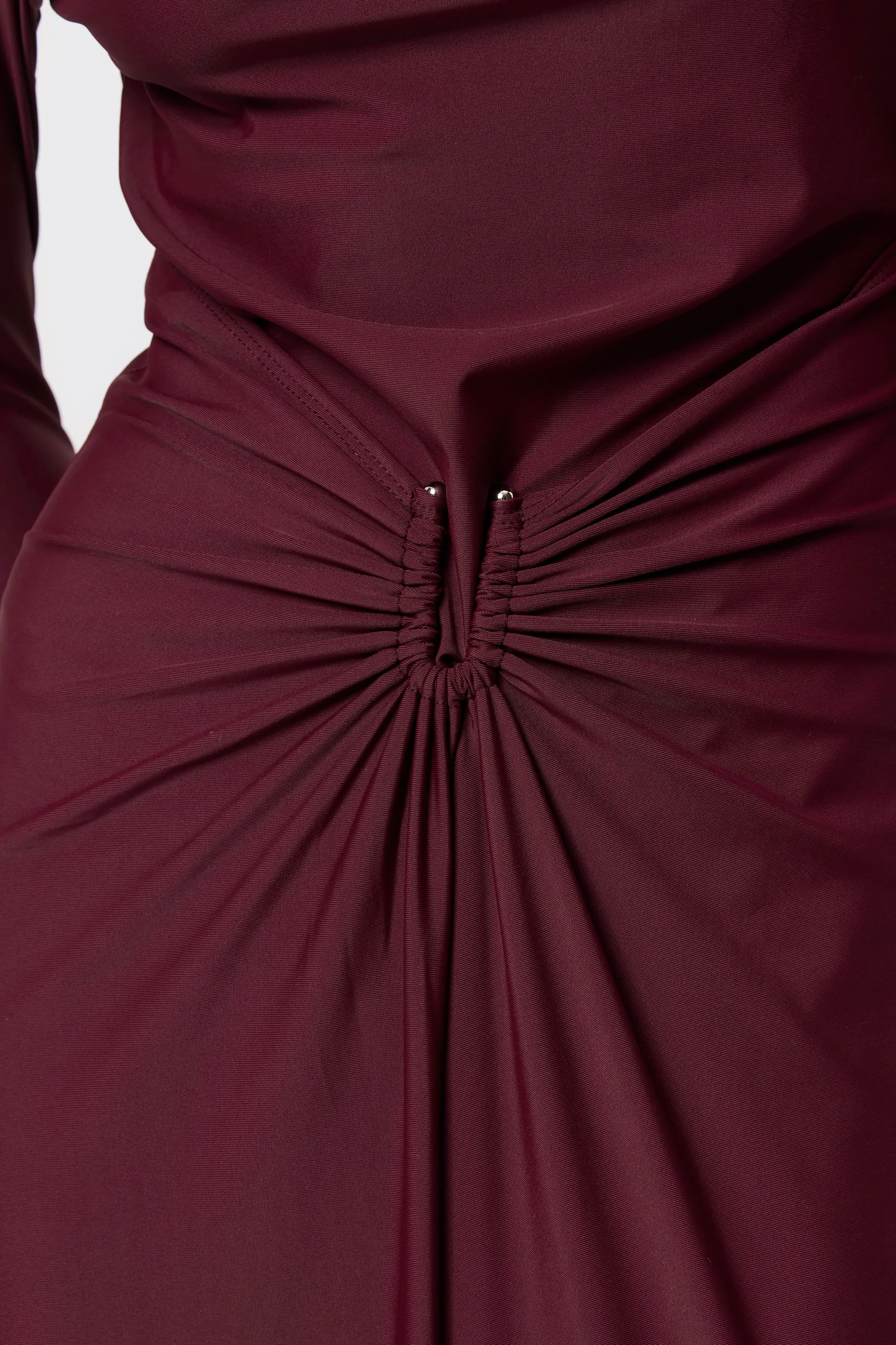 Regal maxi dress, bordeaux