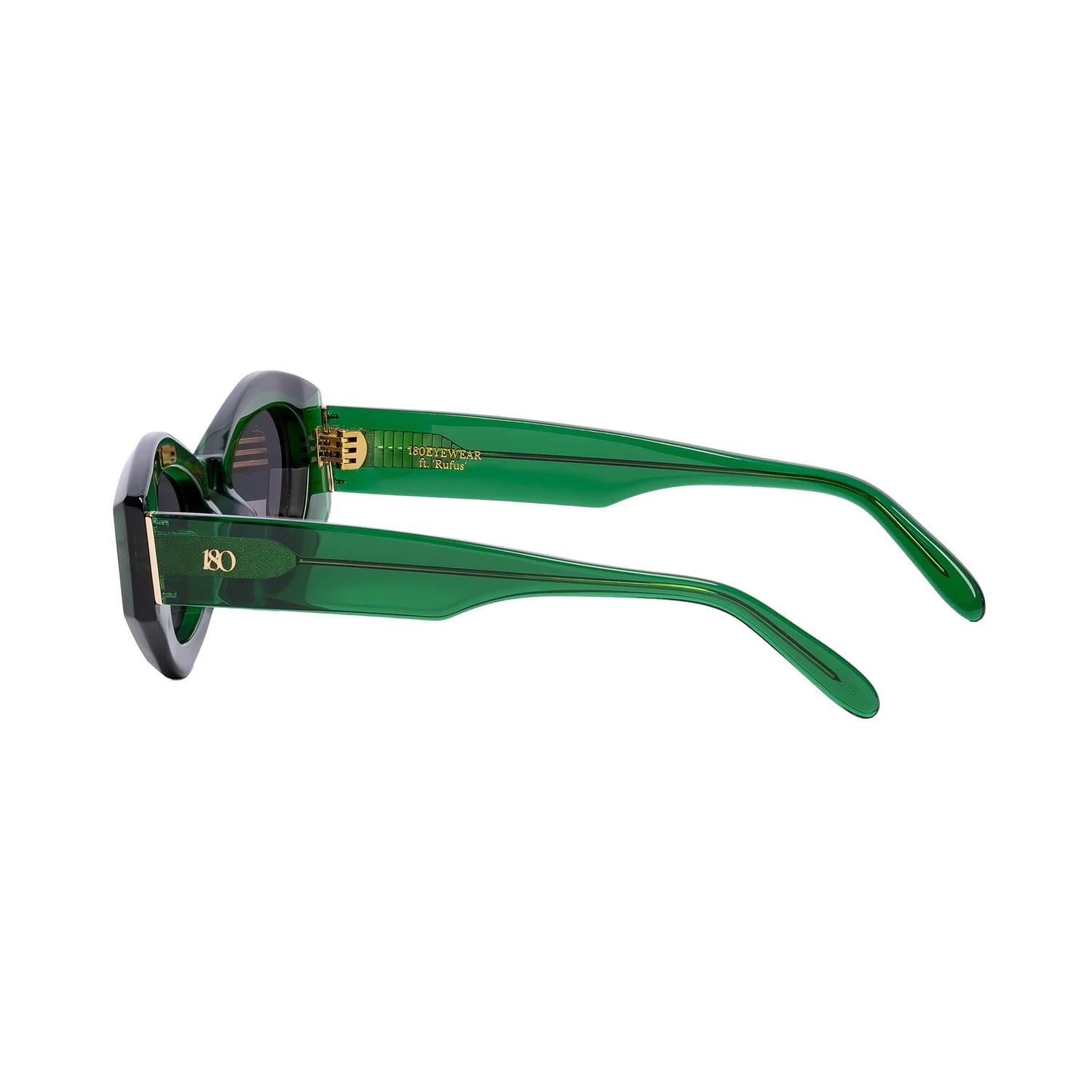 Rufus ft transparent green w/black lens