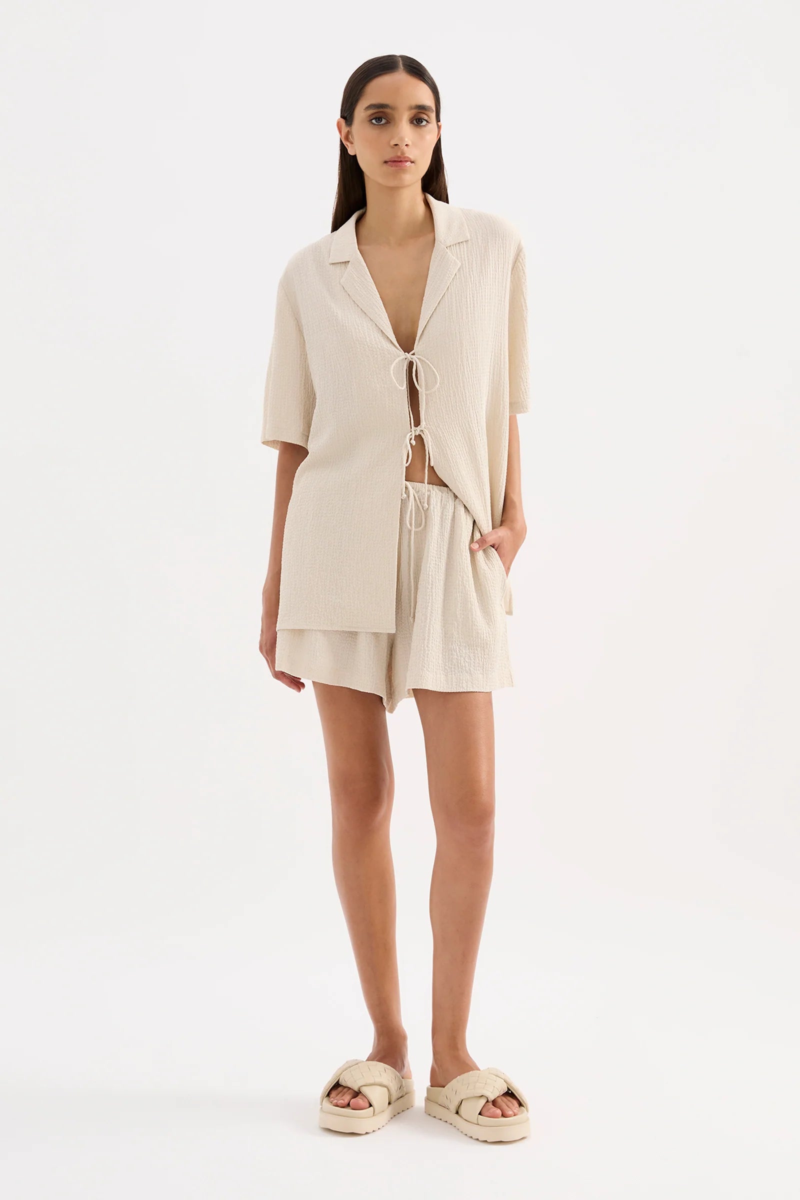 Palma short, cream