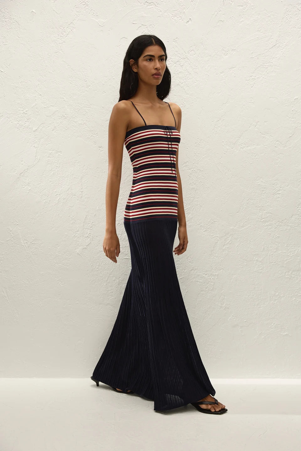 Doris Maxi Dress, Cila Stripe Navy